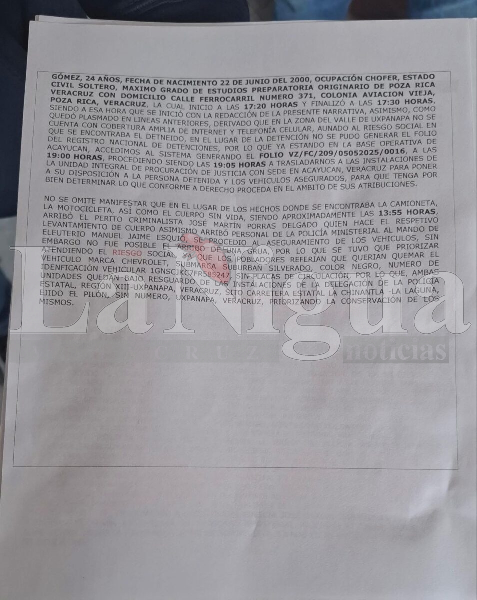Rescatan a presunto homicida de José Luis Chipahua tras intento de linchamiento en Uxpanapa. 5 img 20250507 wa00135364211099645335201