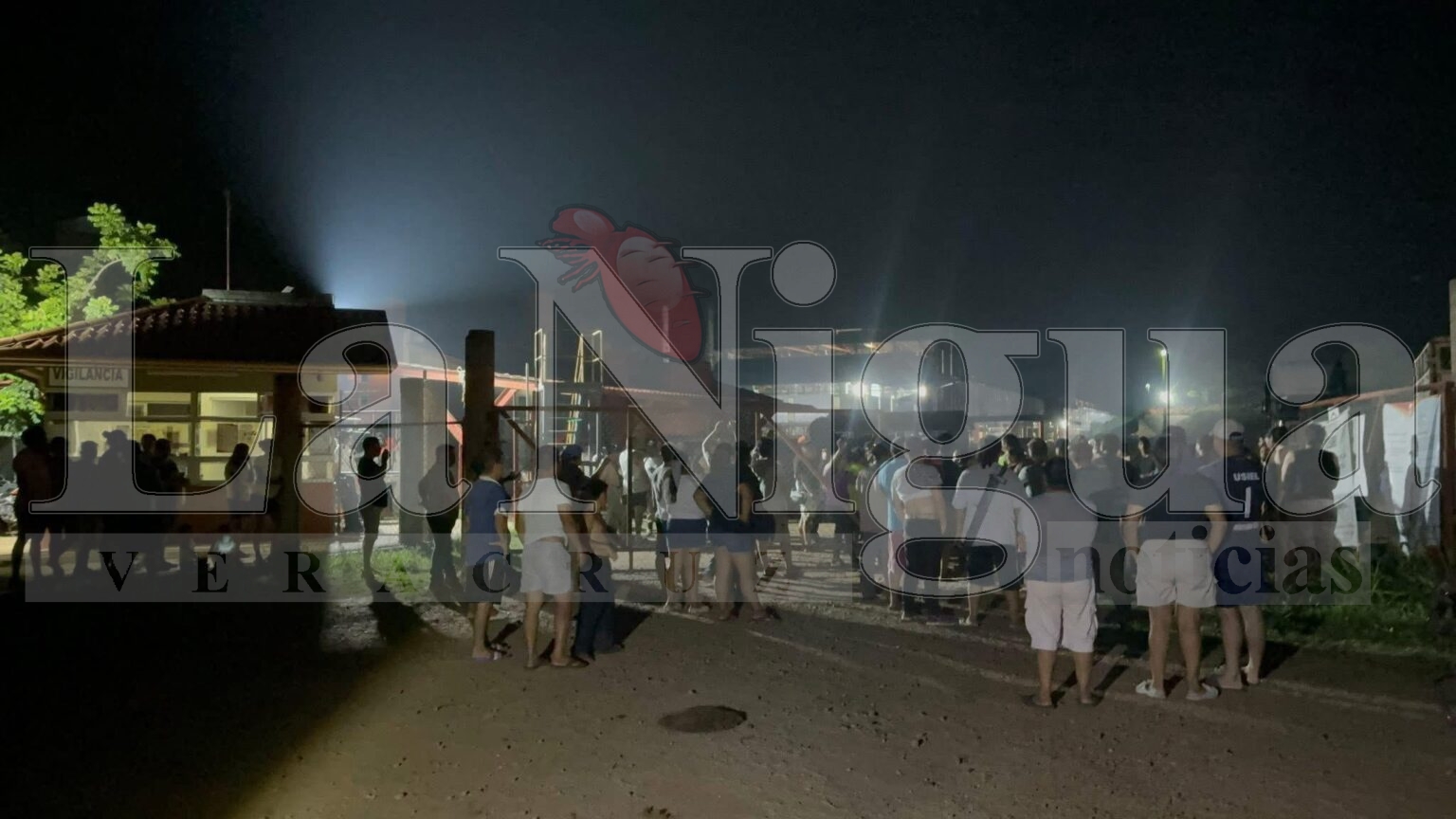 Vecinos de Monte Grande y Comején protestan por fallas eléctricas; señalan a planta aceitera como responsable.