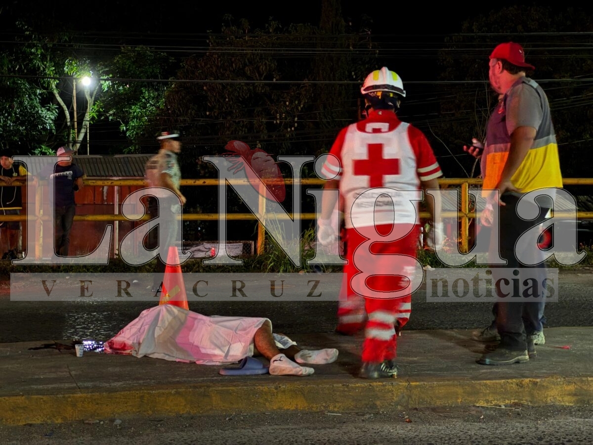 Ciclista, fallece atropellado por vehículo fantasma en Tihuatlan