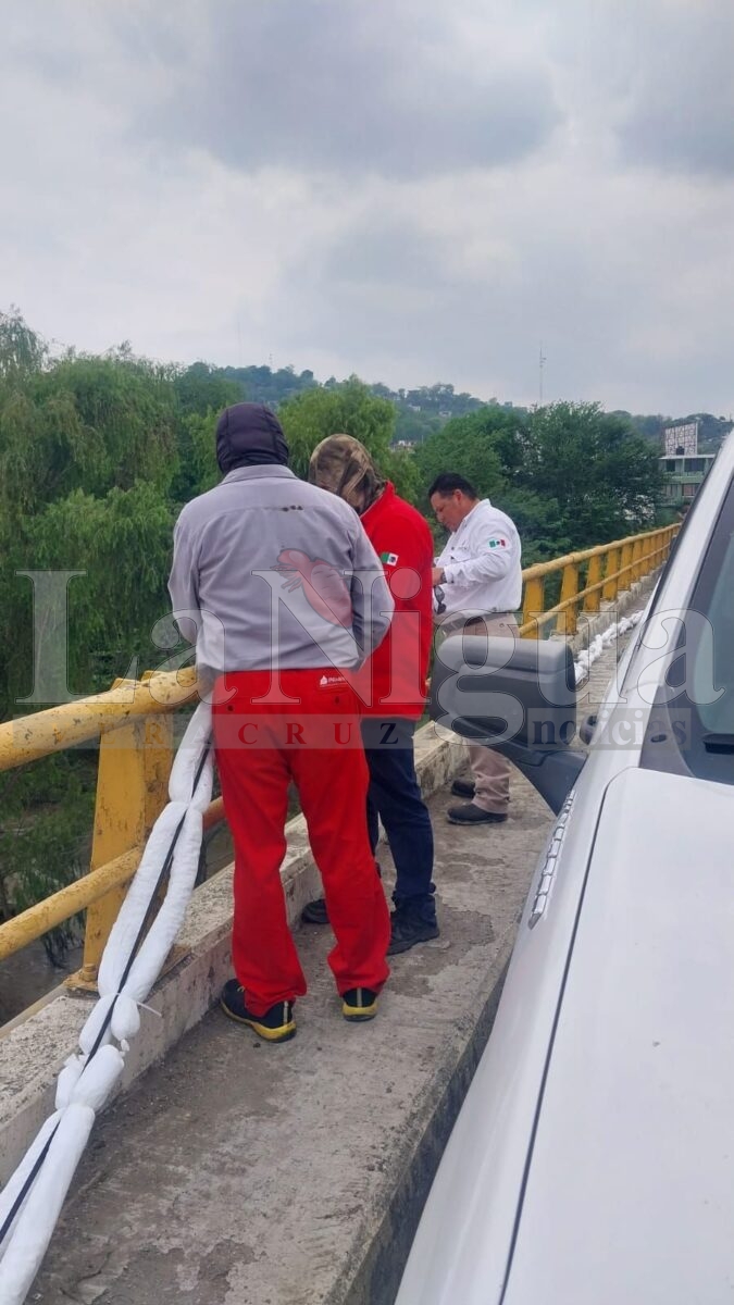 Despliegan personal de PEMEX barreras oleofílicas en el río Cazones 3 img 20250620 wa00974909945183982761036