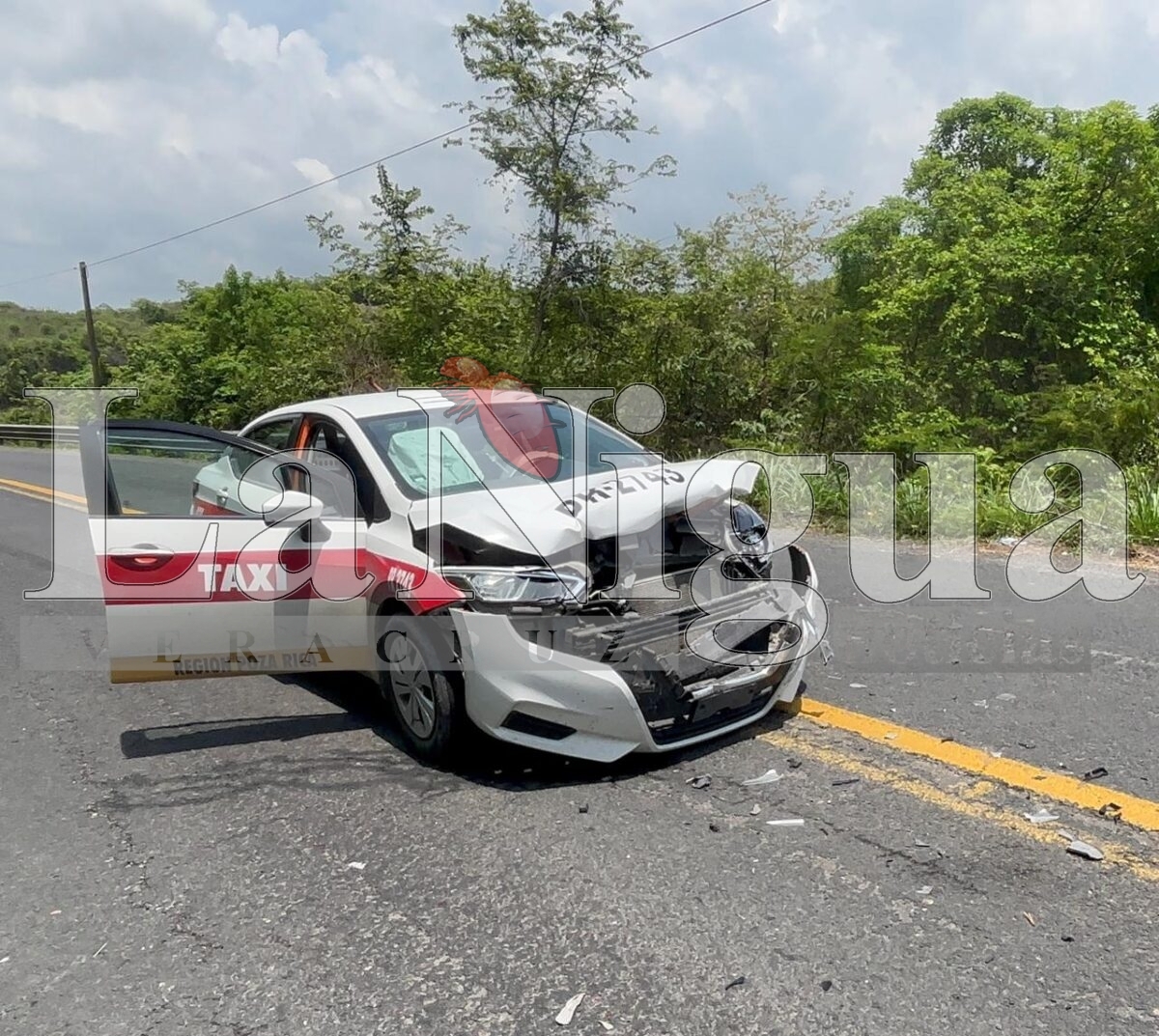 Encontronazo a la salida de Papantla