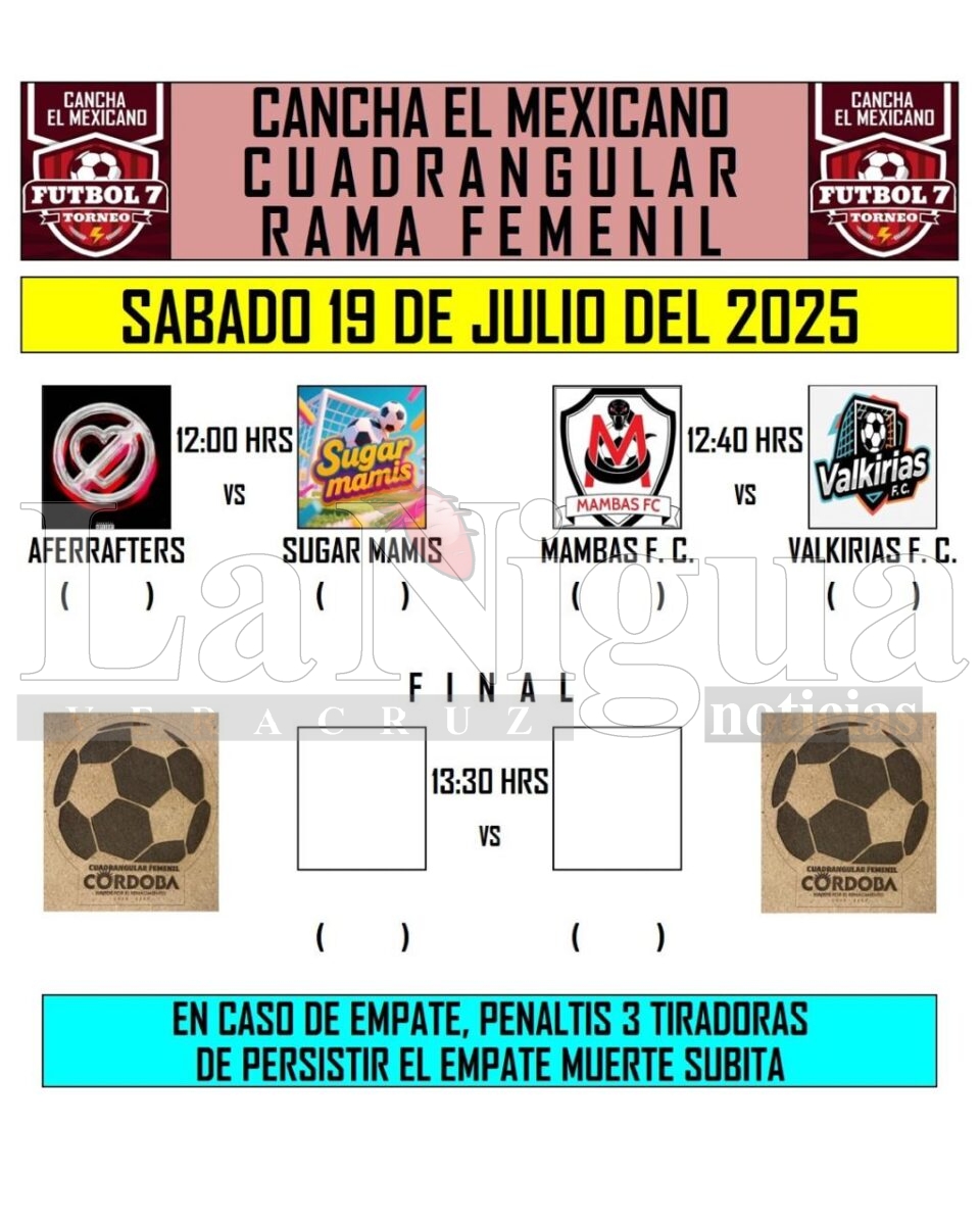 Lista cancha de Seven del Complejo Deportivo El Mexicano para encuentro amistoso de fútbol femenil