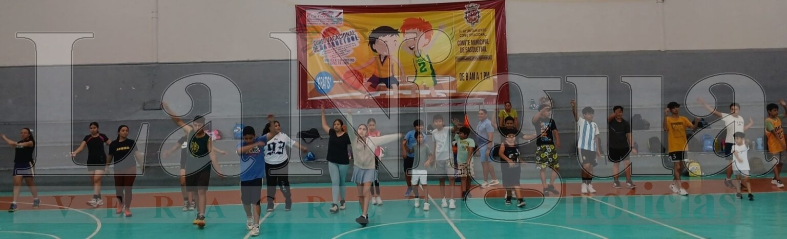 Crece el Curso Vacacional debasquetbol de Rubén Velasco