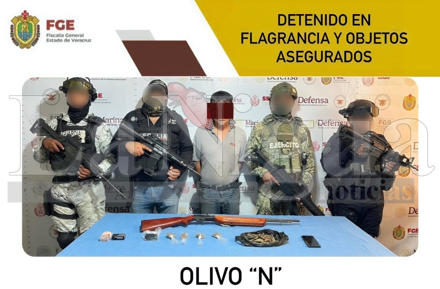 Cae presunto generador de violencia tras cateo en Poza Rica
