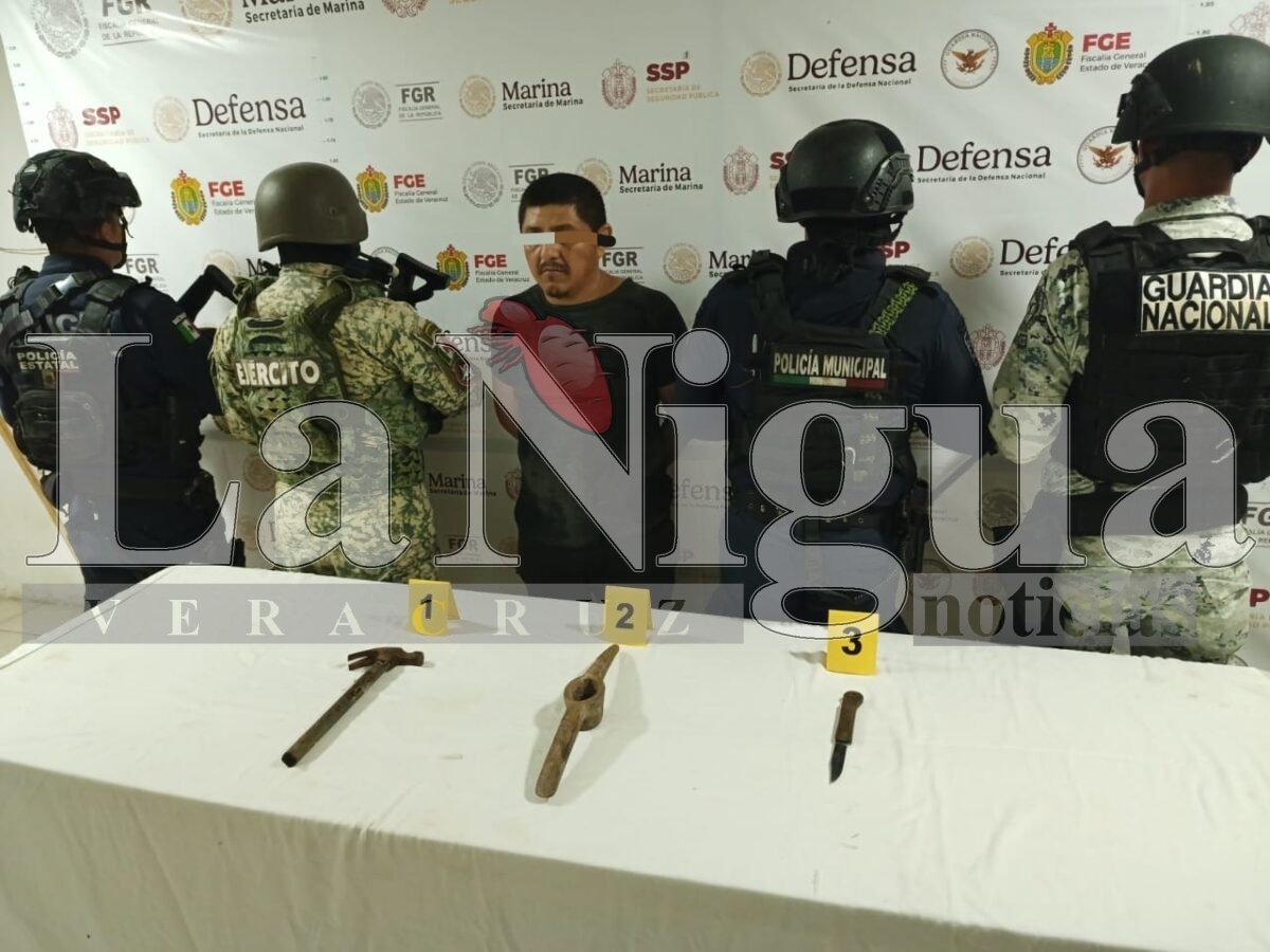 Detienen a presunto g0lp3∆d0r de mujeres en Las Choapas