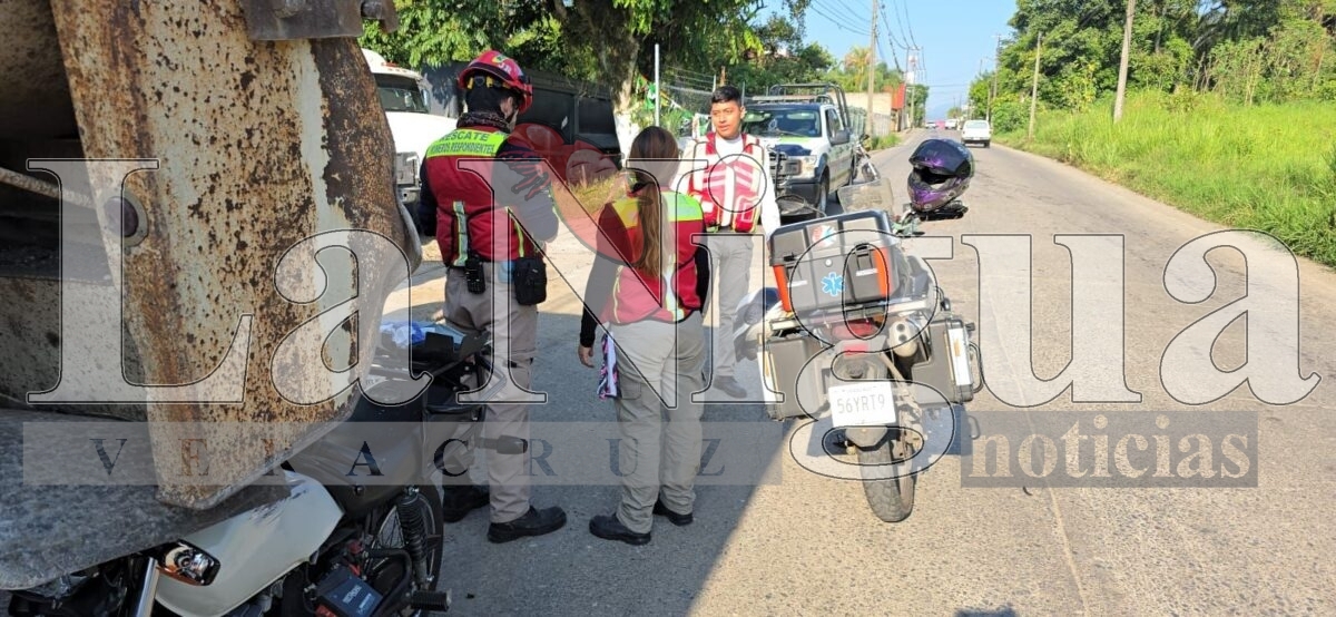 Motociclista resulta gravemente herido tras chocar contra tráiler en Fortín 13 img 20250705 wa00188551324010202254907