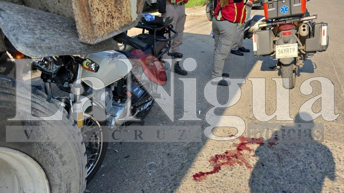 Motociclista resulta gravemente herido tras chocar contra tráiler en Fortín 14 img 20250705 wa00198526668105810354318