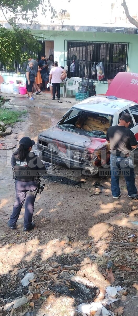 Se incendia, unidad de alquiler en Papantla 2 img 20250706 wa00475508612481059020685