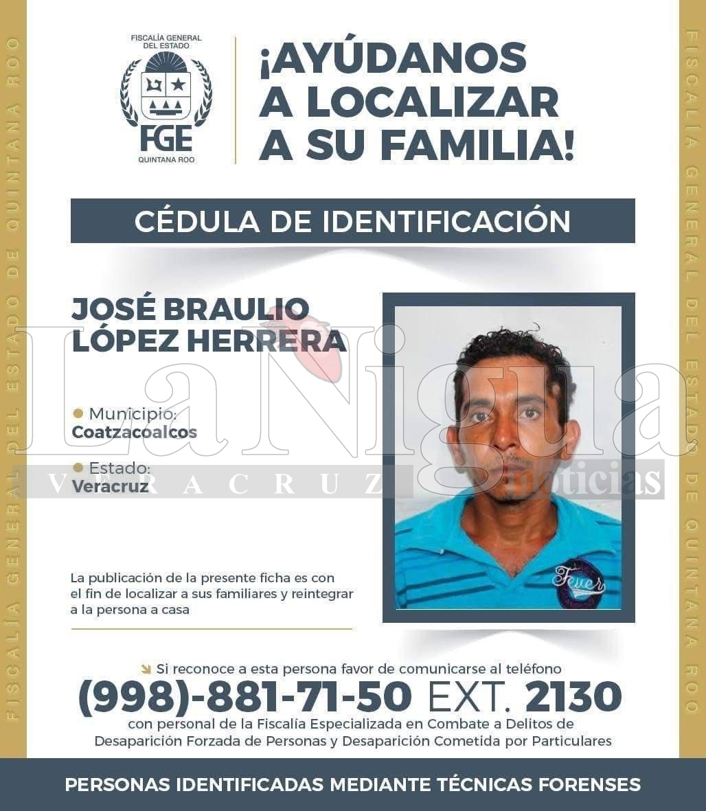 Cinco veracruzanos identificados permanecen sin ser reclamados en el Semefo de Cancún; podrían ser enviados a fosa común. 6 img 20250731 wa00531910852536049952227