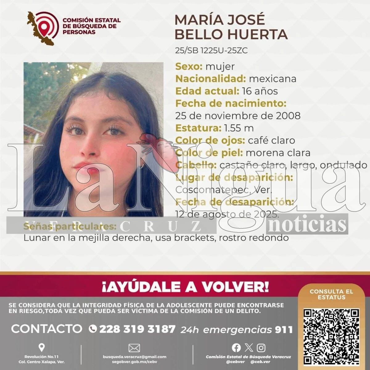 BUSCAN A JOVENCITA DE COSCO