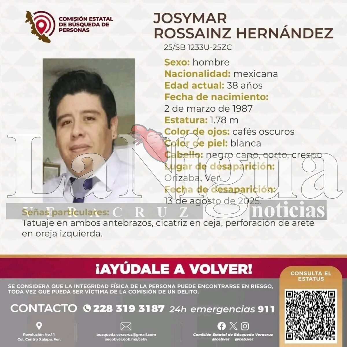 Hallan sin vida a médico del IMSS reportado como desaparecido en Orizaba