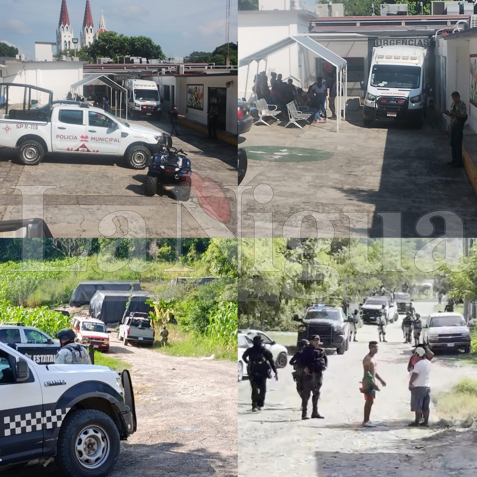 Atraco y balacera en comunidad de Papantla deja dos muertos y dos heridos graves