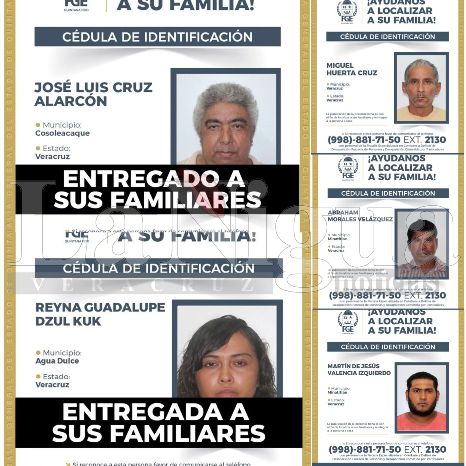 De nueve cuerpos sin reclamar en Quintana Roo, seis ya fueron entregados; tres veracruzanos permanecen en el SEMEFO.