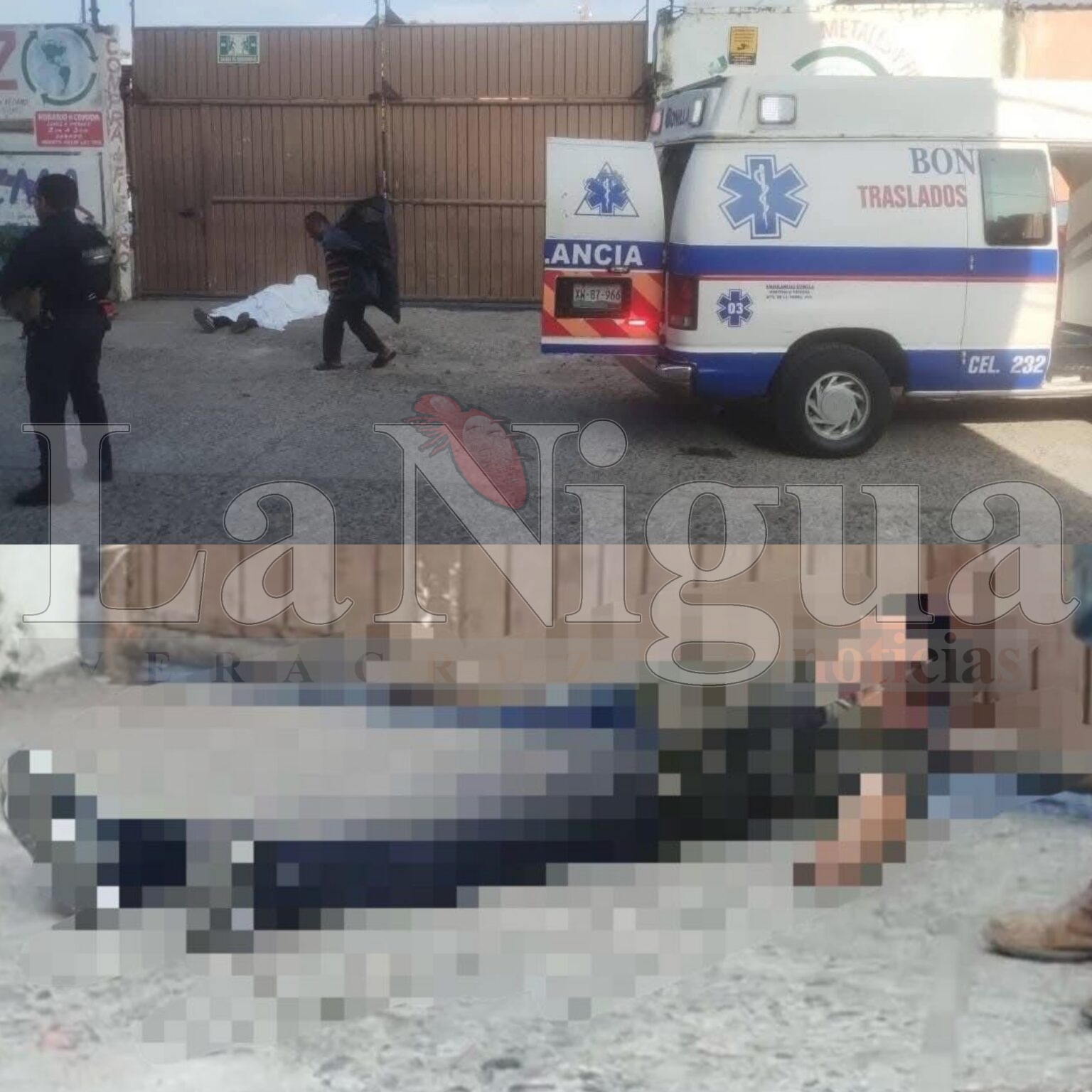 Asesinan a comerciante de chatarra frente a su negocio en Martínez de la Torre.