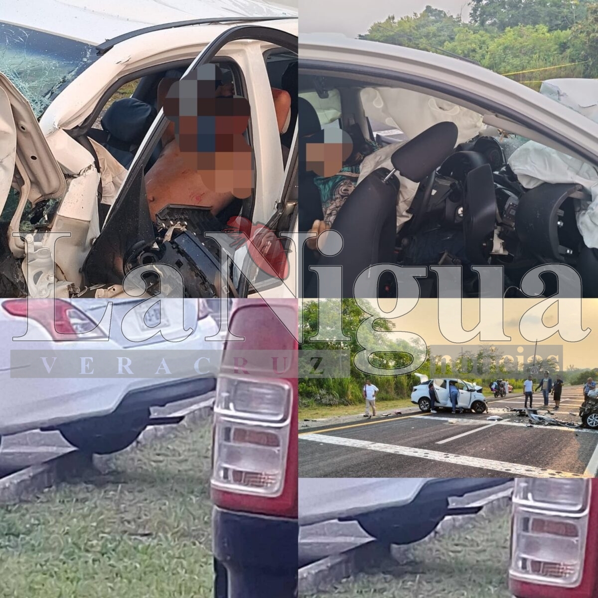 Presunto elemento de la Guardia Nacional, ebrio, causa accidente fatal en la Costera del Golfo
