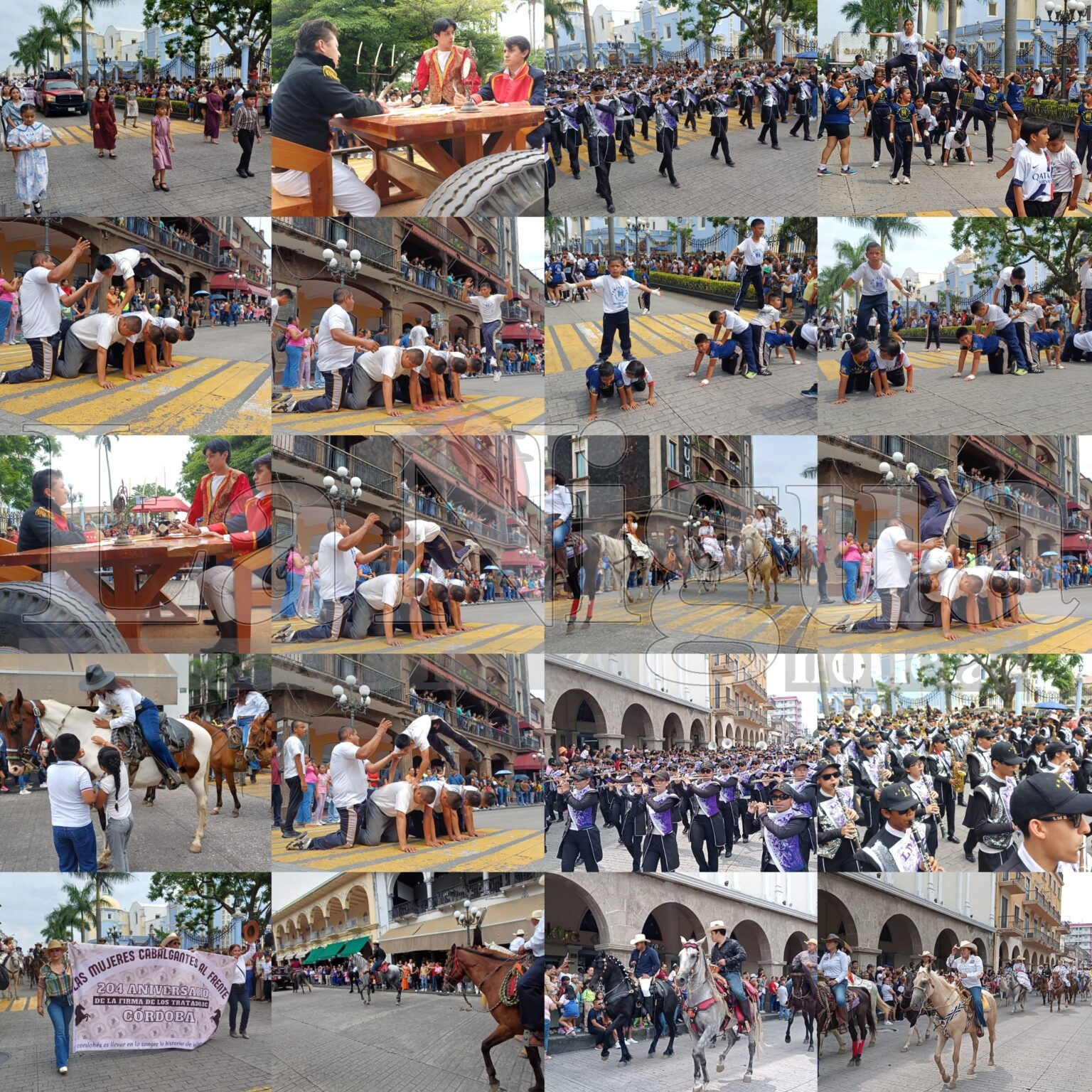 Destacan Cadetes de Marina, Pentathlón y Caballos en 204 aniversario de Los Tratados