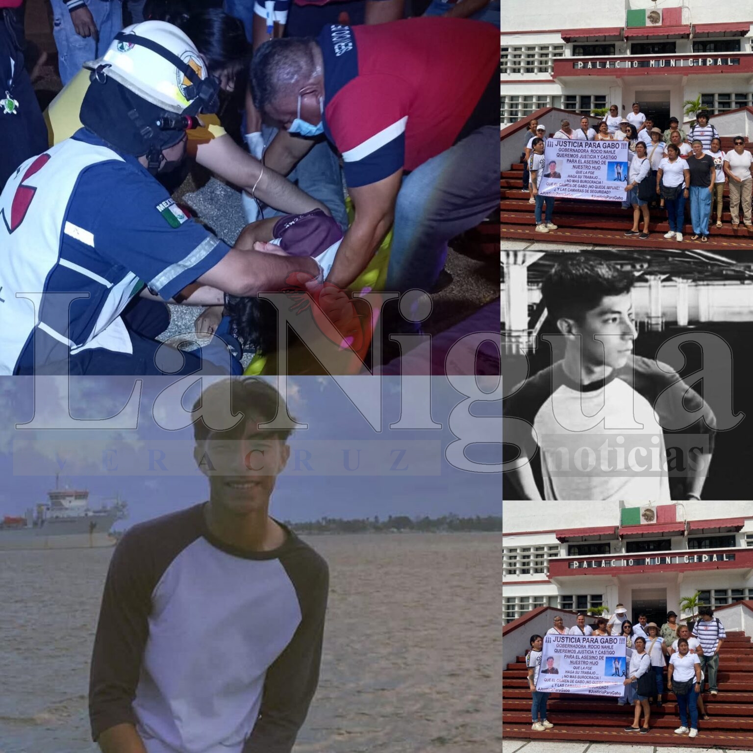 Luis Gabriel soñaba con ser abogado, fue atropellado y murió en Coatzacoalcos; su familia exige justicia