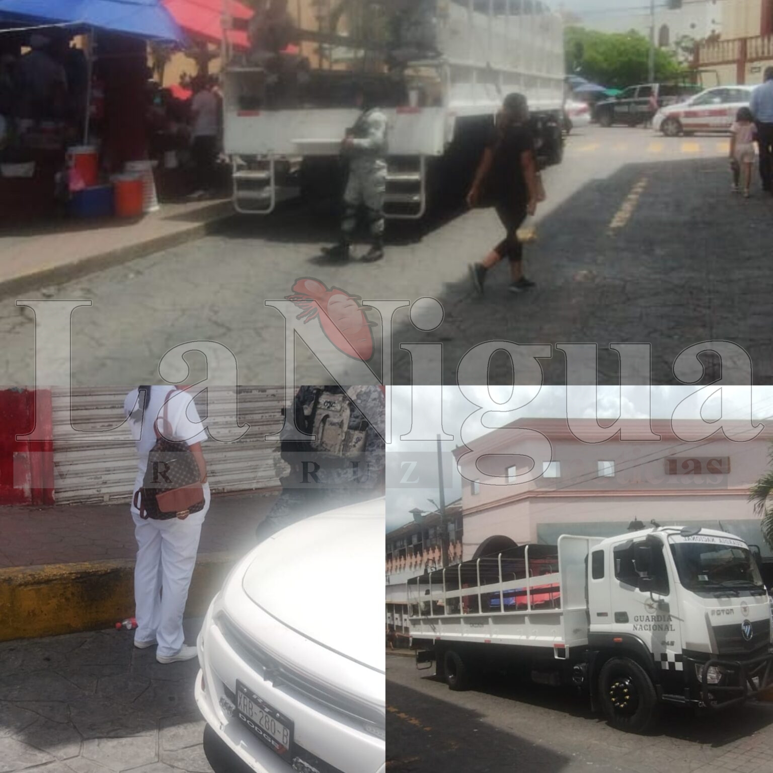 Guardia Nacional refuerza seguridad en Papantla con recorridos de proximidad social