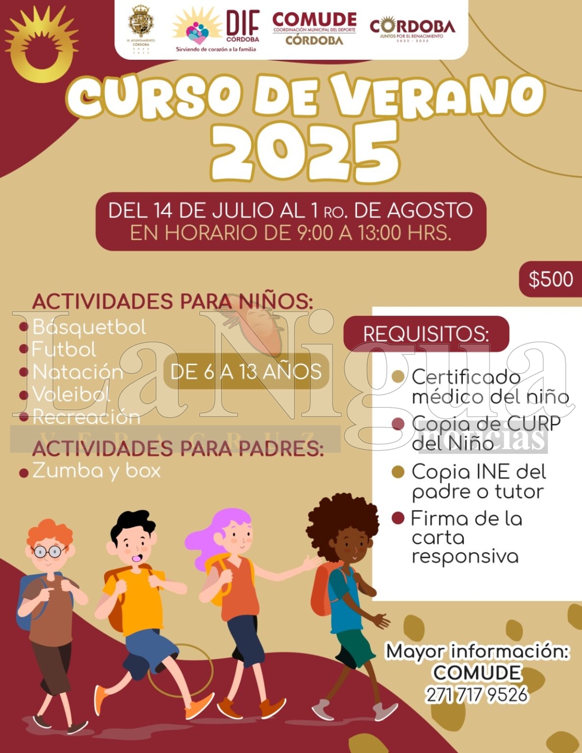 Invita COMUDE y DIF a cursos de verano deportivos para niños y padres de familia WhatsApp Image 2025 07 03 at 12.42.55 PM 1751912023