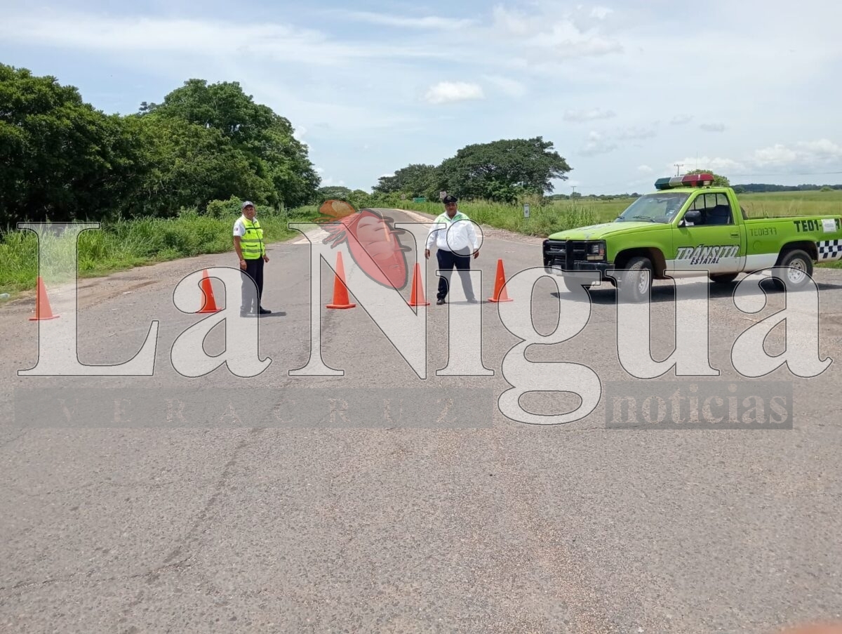 Cierre total en la carretera estatal *Ciudad Isla- Santiago Tuxtla 3 img 20250809 wa00502323569974145611966