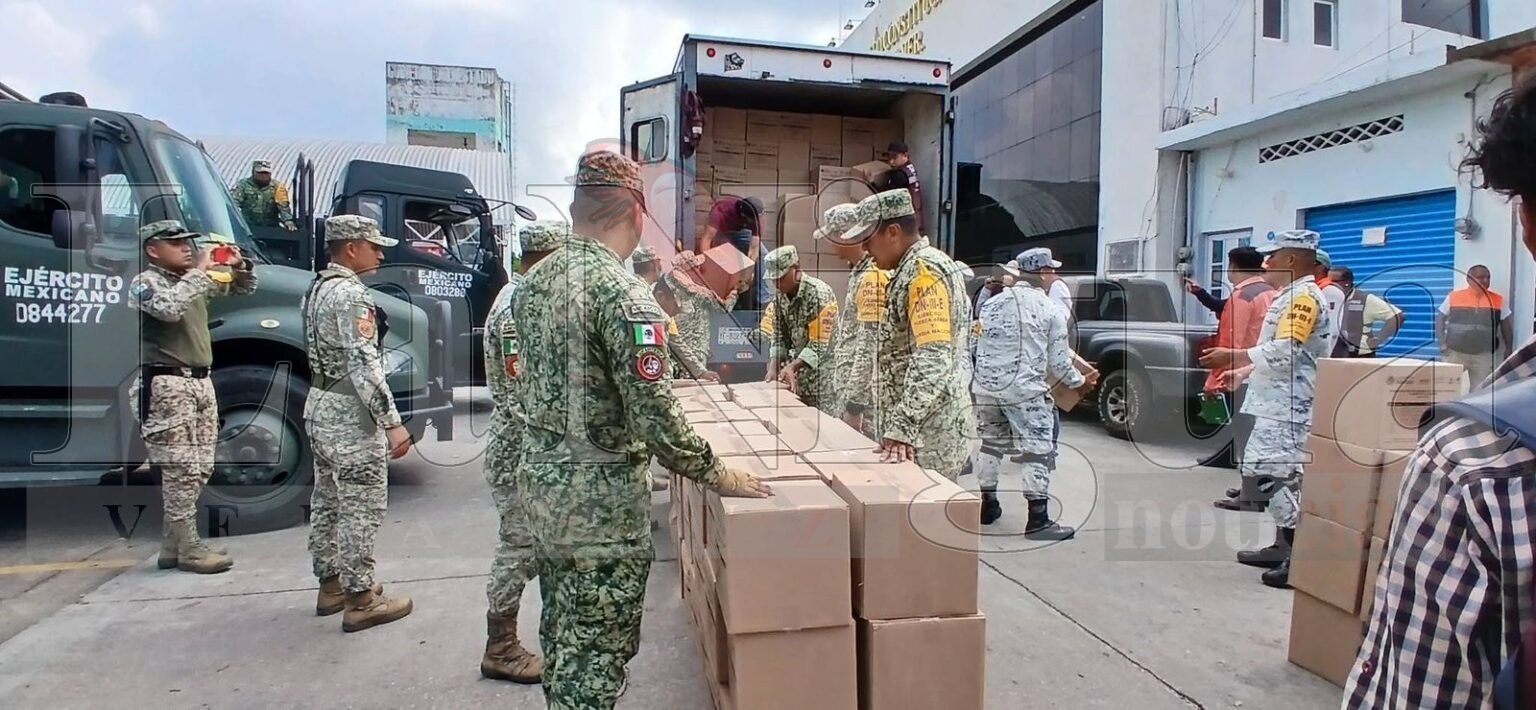 Gobierno de Veracruz envía ayuda a damnificados de Texistepec.