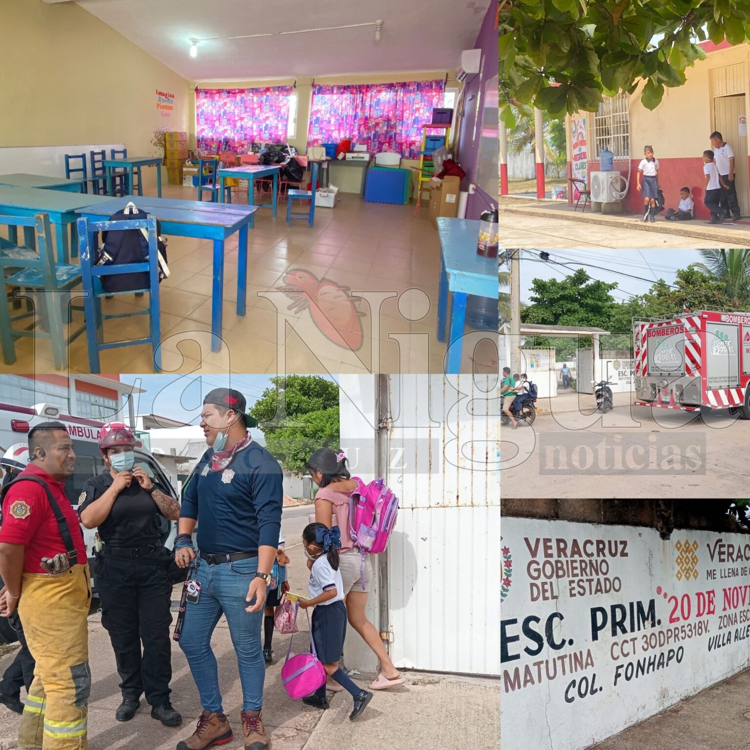 Escuelas del sur de Veracruz, no tuvieron regreso a clases por olor a amoniaco