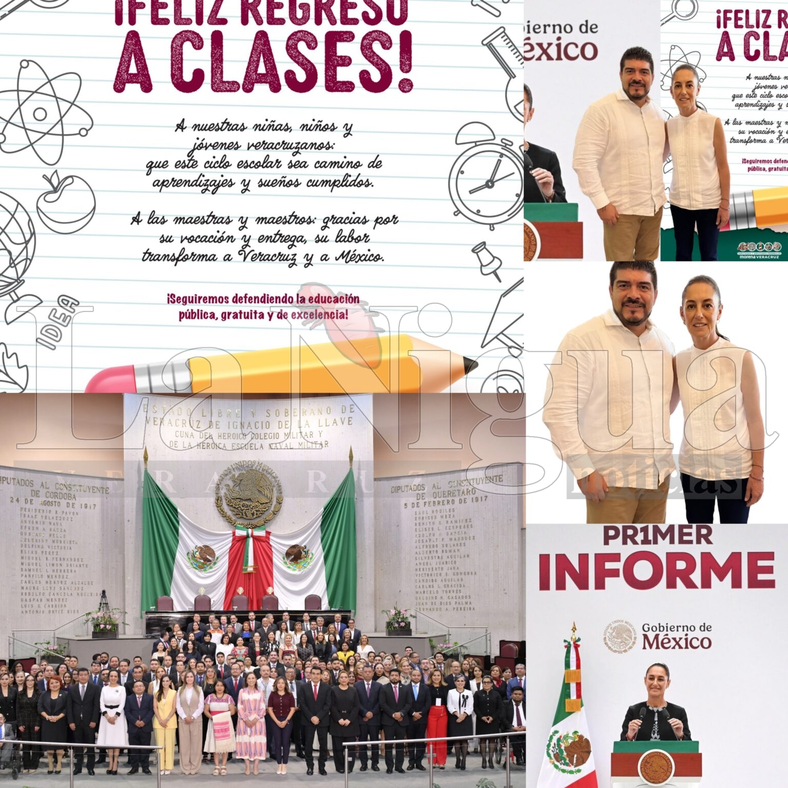 Zenyazen Escobar destaca liderazgo de Claudia Sheinbaum; y celebra el regreso a clases en Veracruz