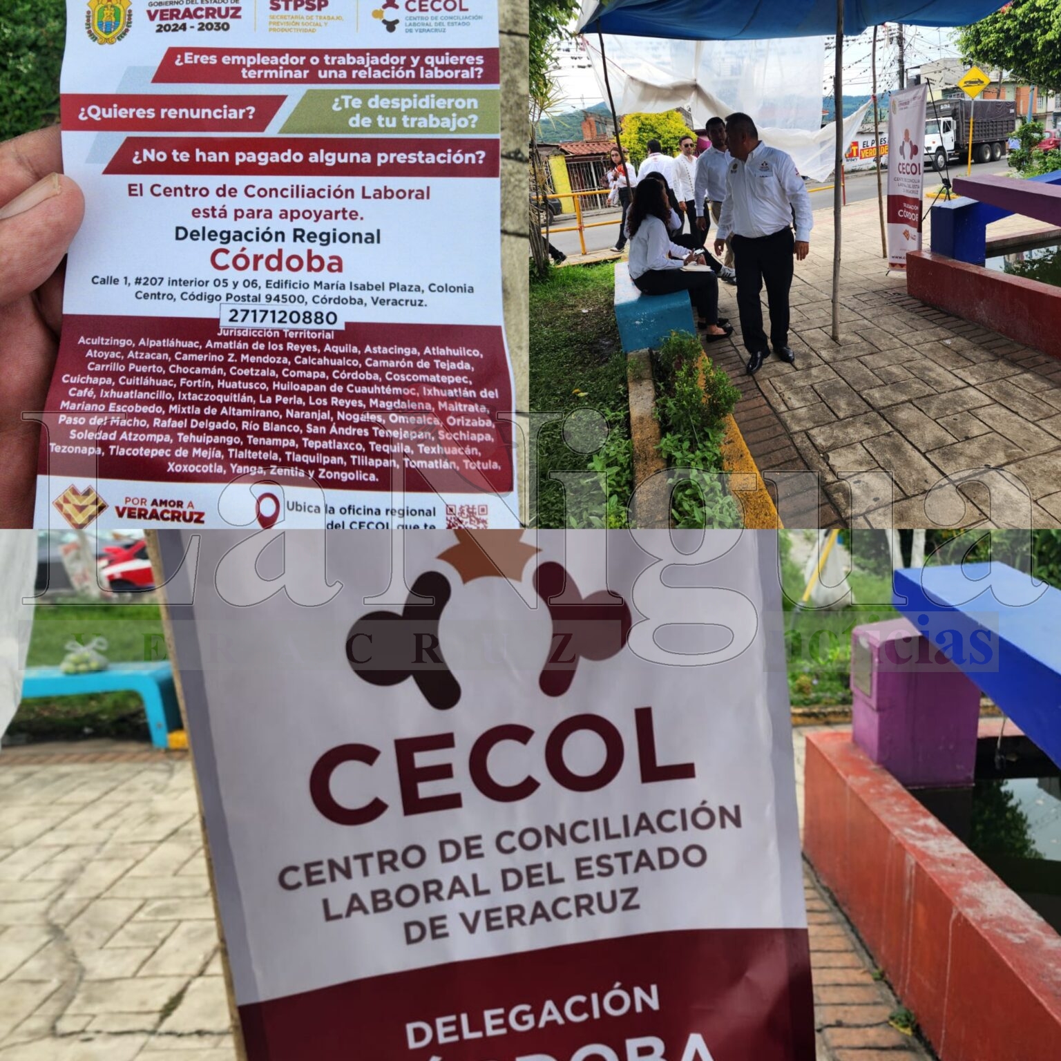 Recorre la STYPS Potrero Nuevo, promocionando la Cecol