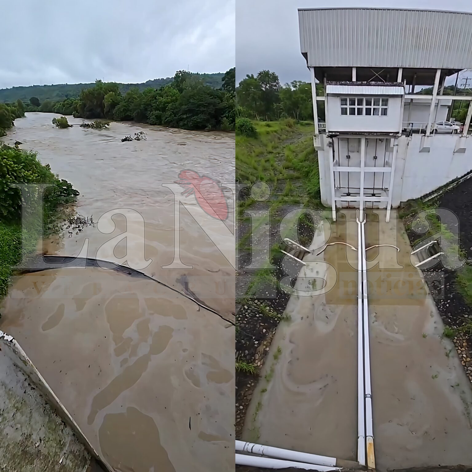 Por contaminación de río Cazones CAEV suspende bombeo de agua en Poza Rica