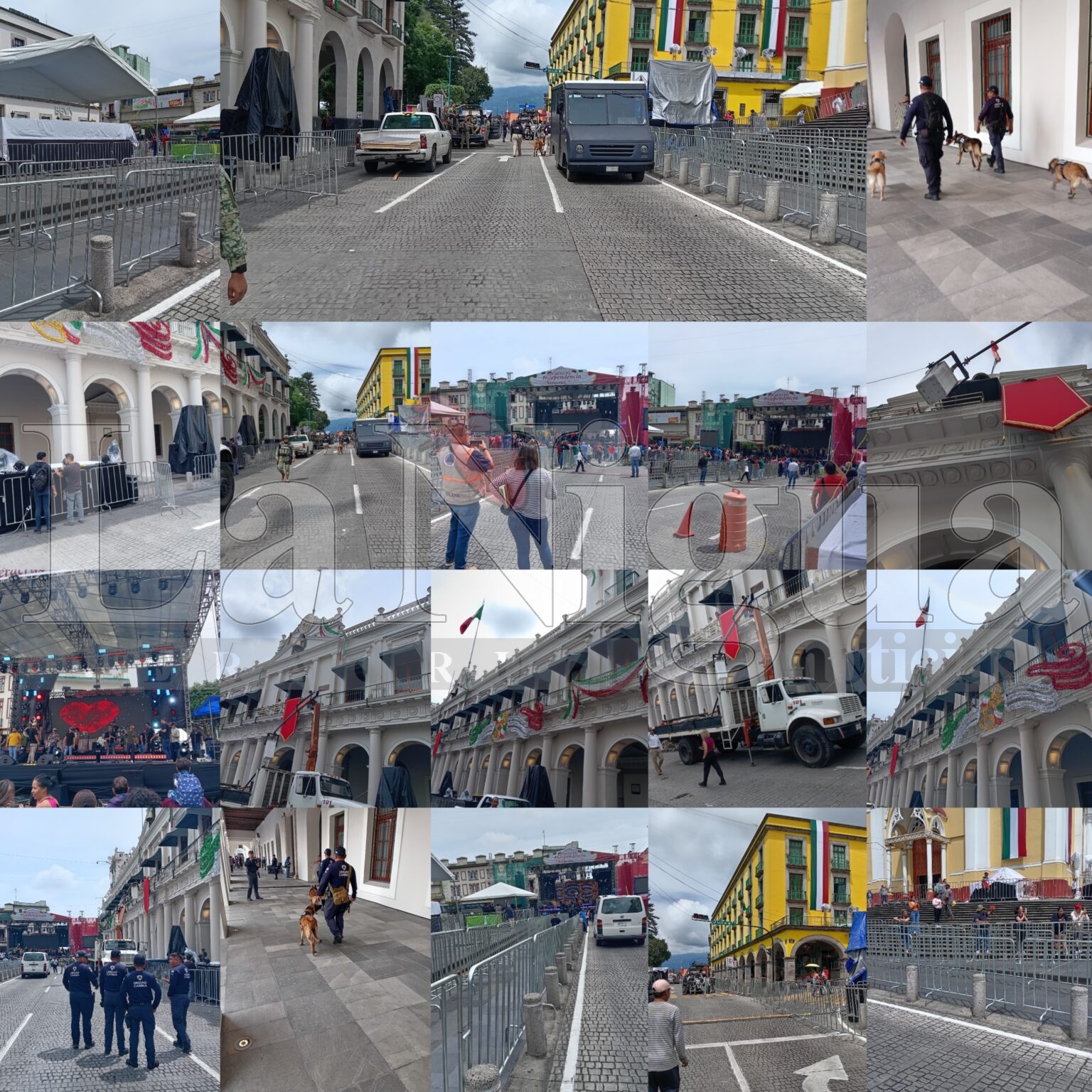 Todo listo en Xalapa para el Grito de Independencia encabezado por la gobernadora Rocío Nahle