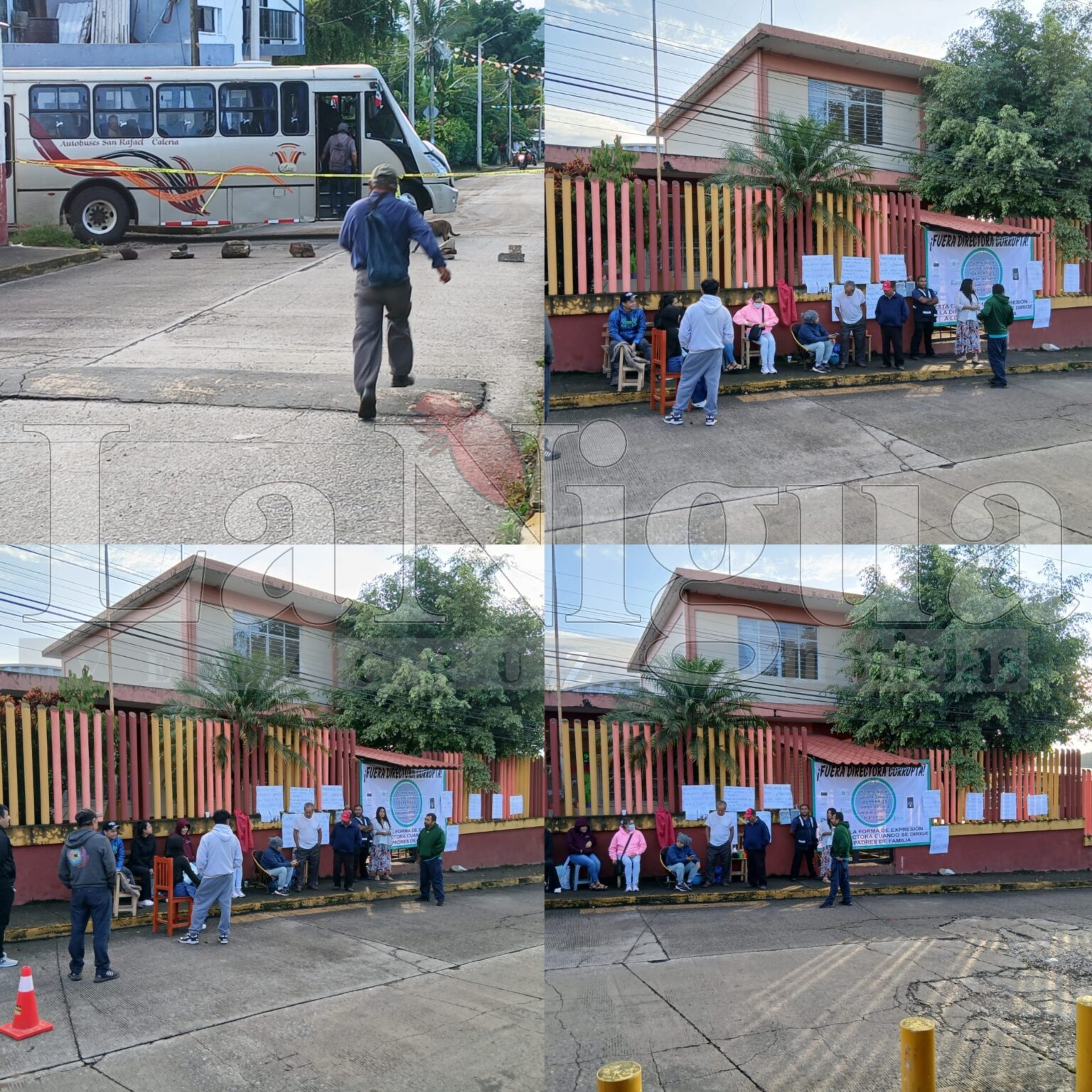 Padres de familia exigen destitución de directora en primaria de San Matías Los Mangos