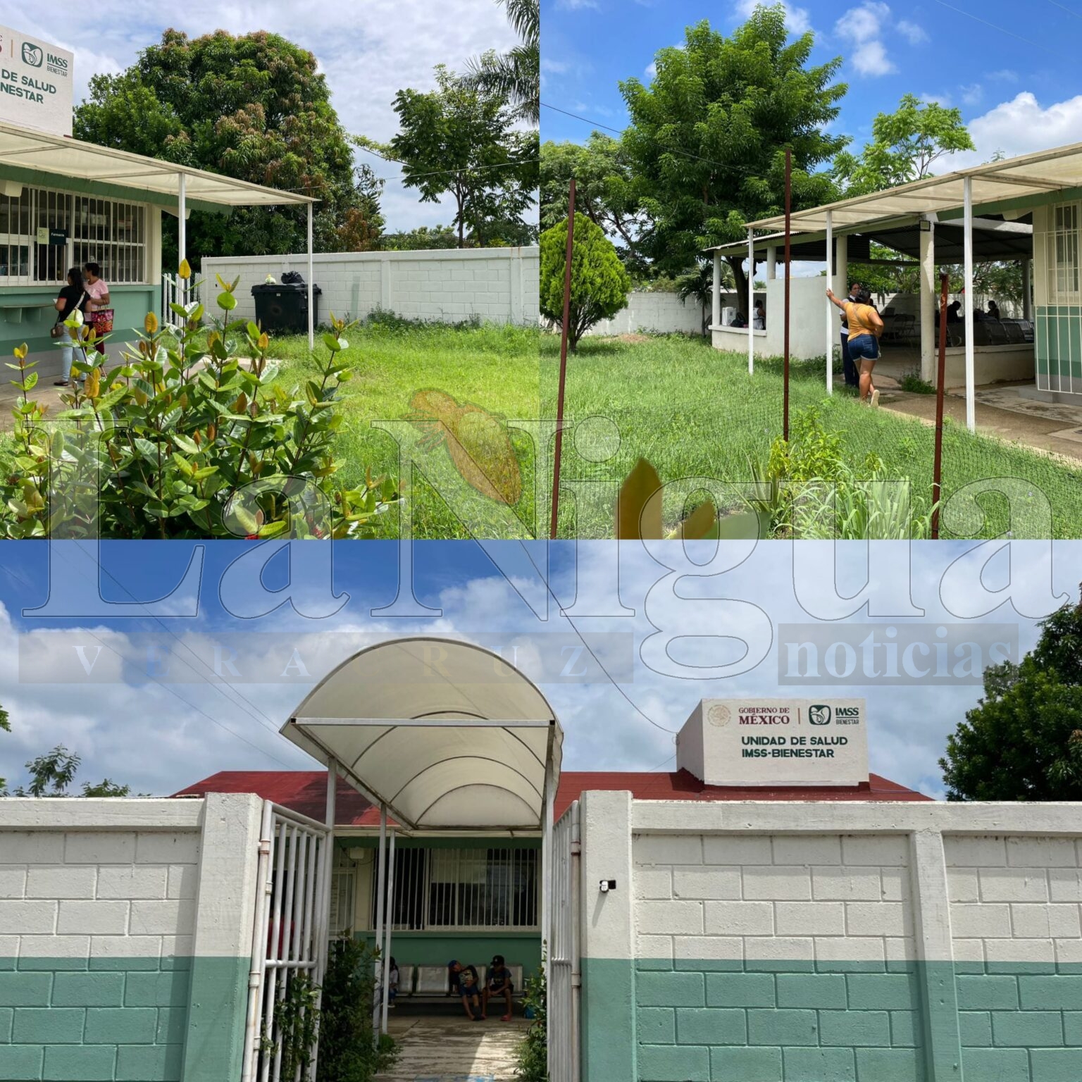 SIN ELECTRICIDAD CENTRO DE SALUD IMSS BIENESTAR DE LA COLONIA DIAZ ORDAZ EN COSOLEACAQUE