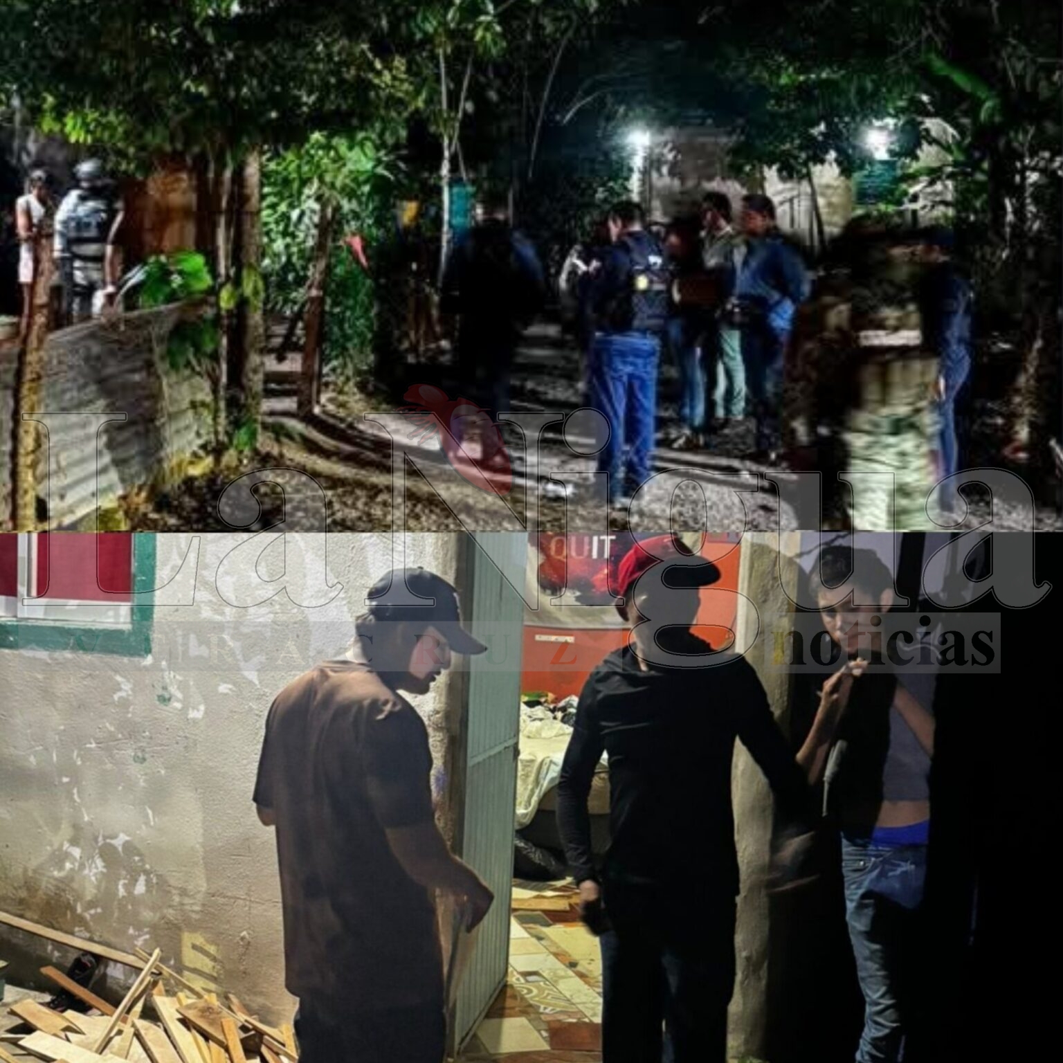 Catean vivienda en Las Choapas; hallan armas, drogas y menores de edad.