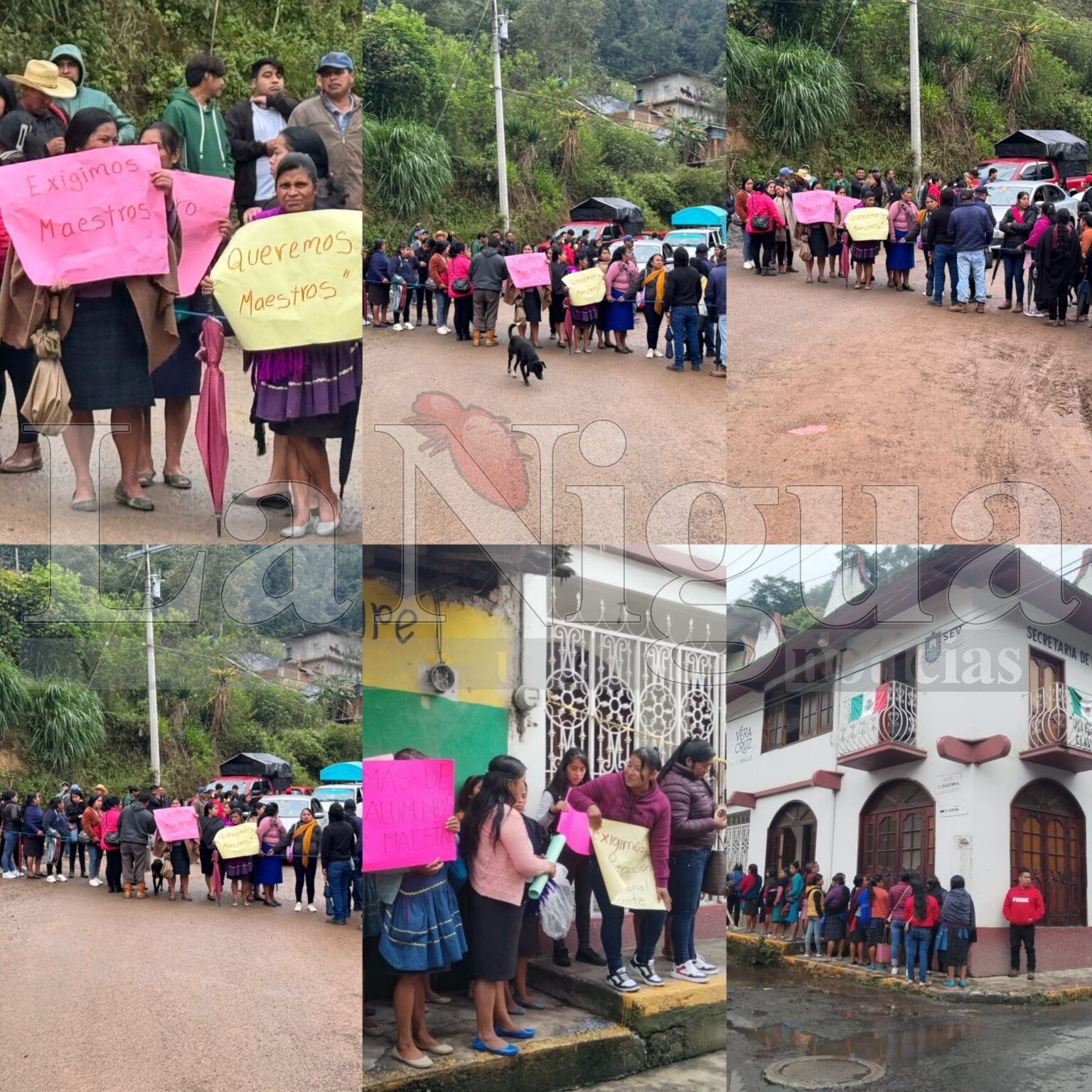 Padres de familia exigen maestro en Tehuipango y amenazan con bloqueo carretero