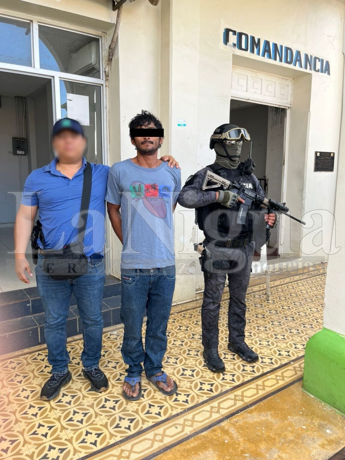 Municipal de San Juan Evangelista y PM capturan a narcomenudista