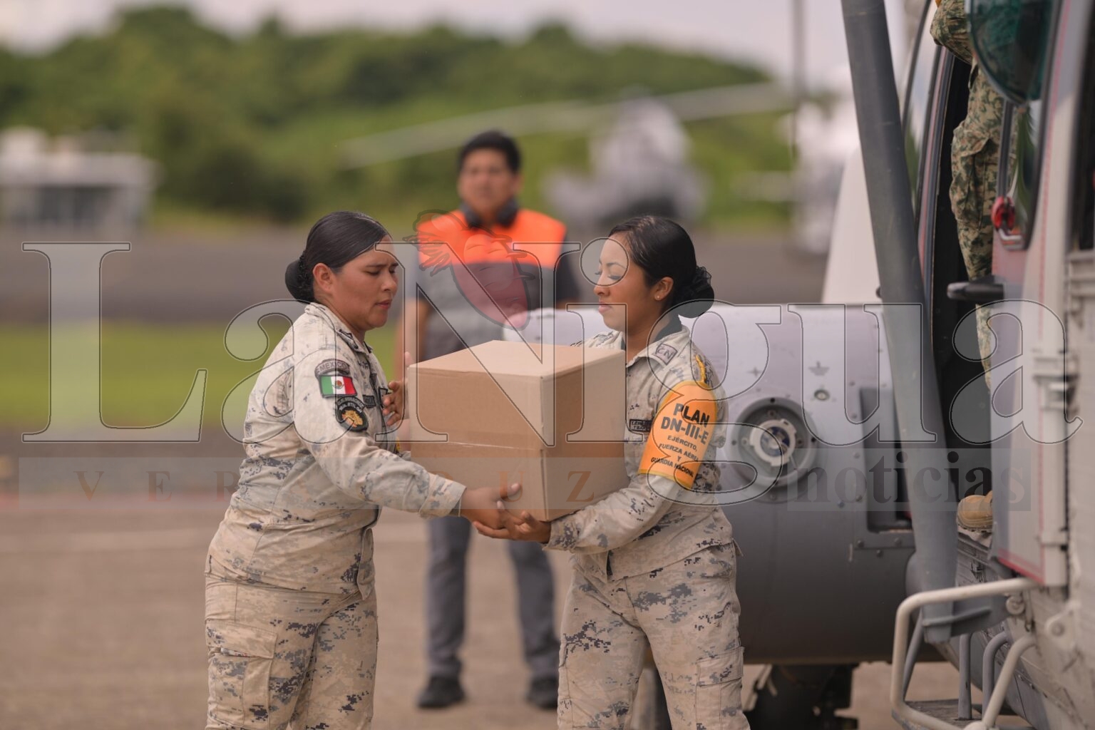 Fuerzas Armadas refuerzan apoyo en Veracruz tras inundaciones; aplican Plan DN-III-E