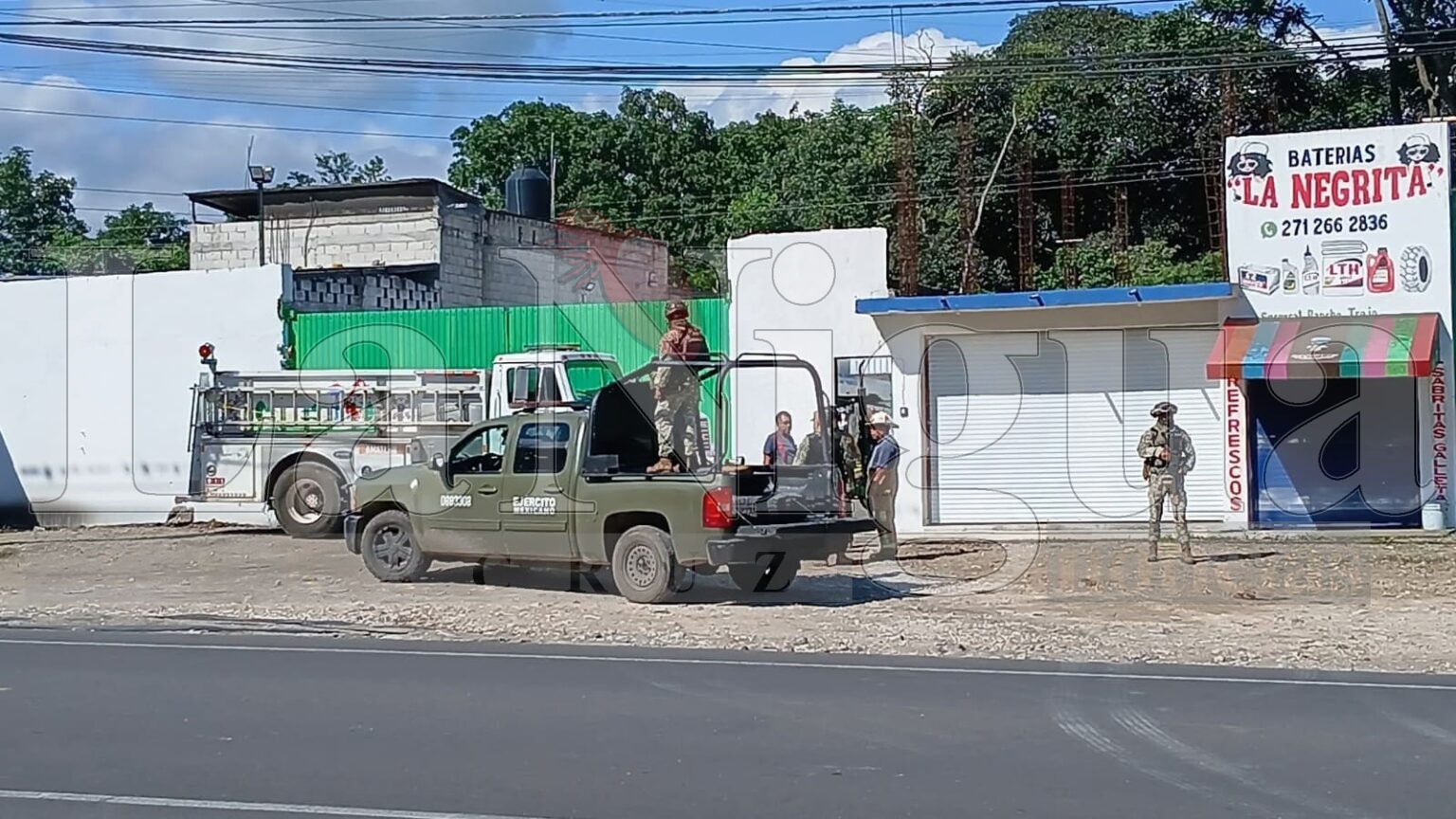 Realizan operativo de cateo en gasera de Rancho Trejo, Amatlán
