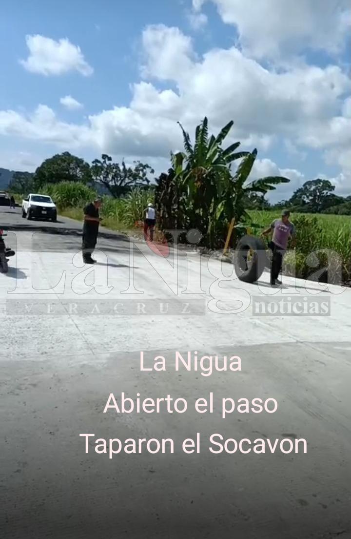 Reabren circulación en la carretera Córdoba – Paso del Macho tras socavón en Gardenias