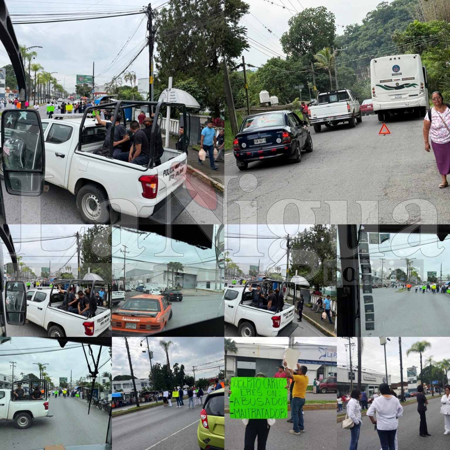 Trabajadores del Hospital Regional de Córdoba bloquean el bulevar; exigen destitución de directivos