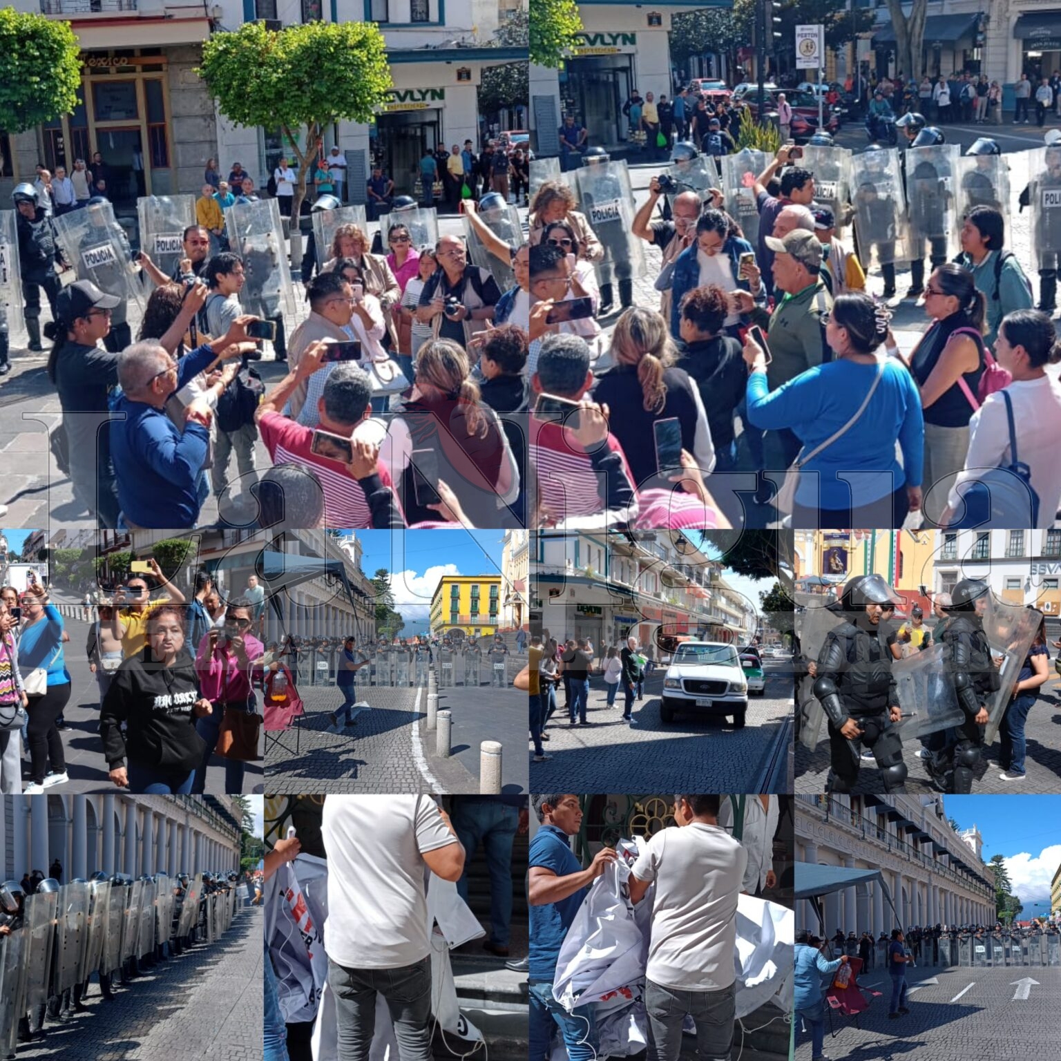 Liberan la calle de Enríquez tras diálogo con manifestantes de UBSIVER