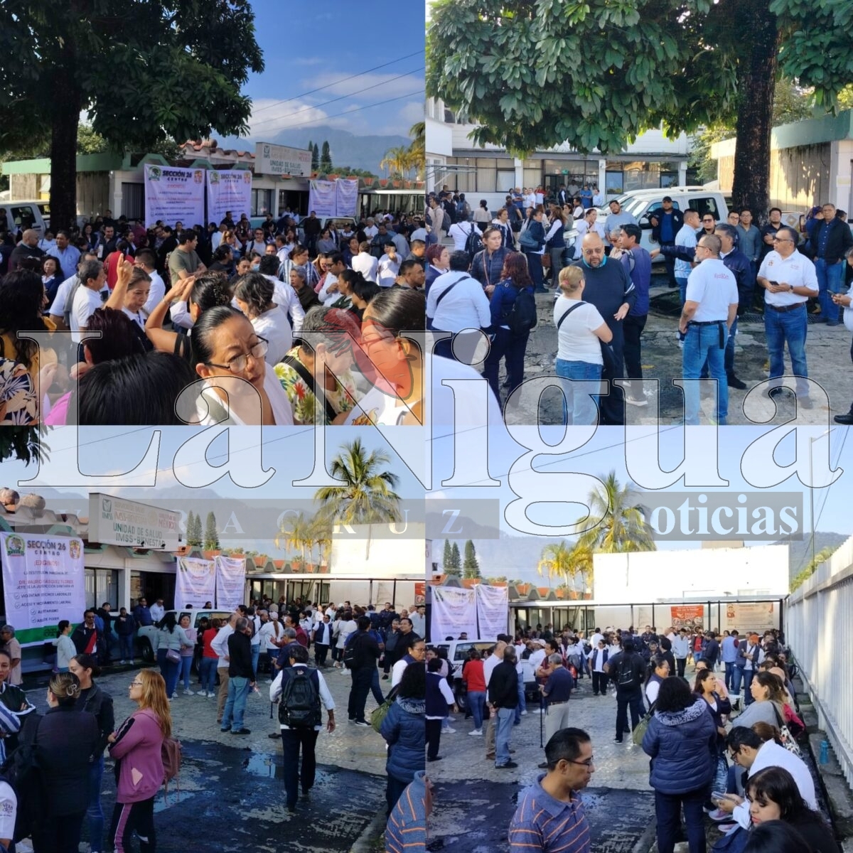 Toman trabajadores de la salud la Jurisdicción Sanitaria No. 7; exigen destituciones por acoso y abuso de poder