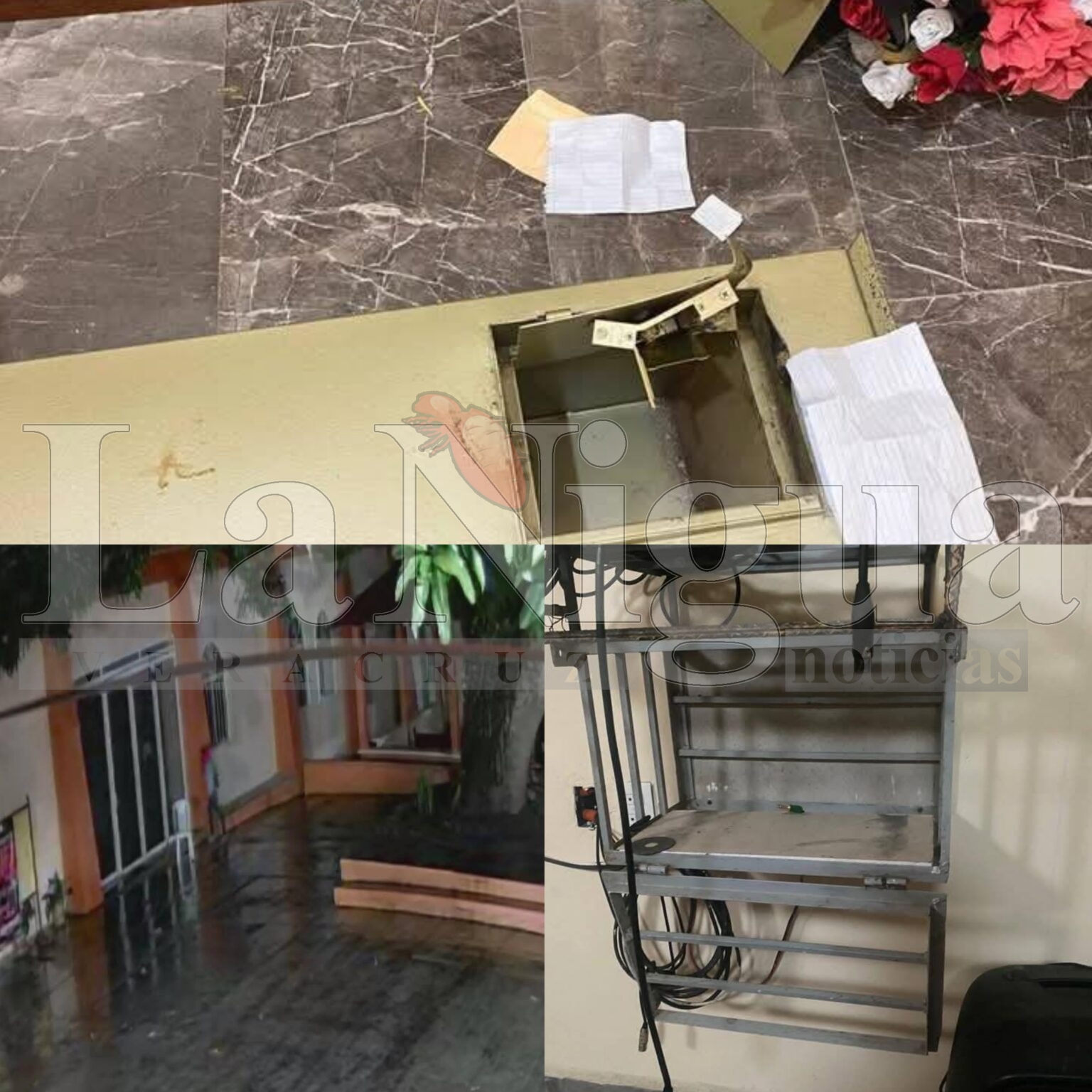 Cámaras captan el momento del saqueo a una iglesia en plena madrugada.