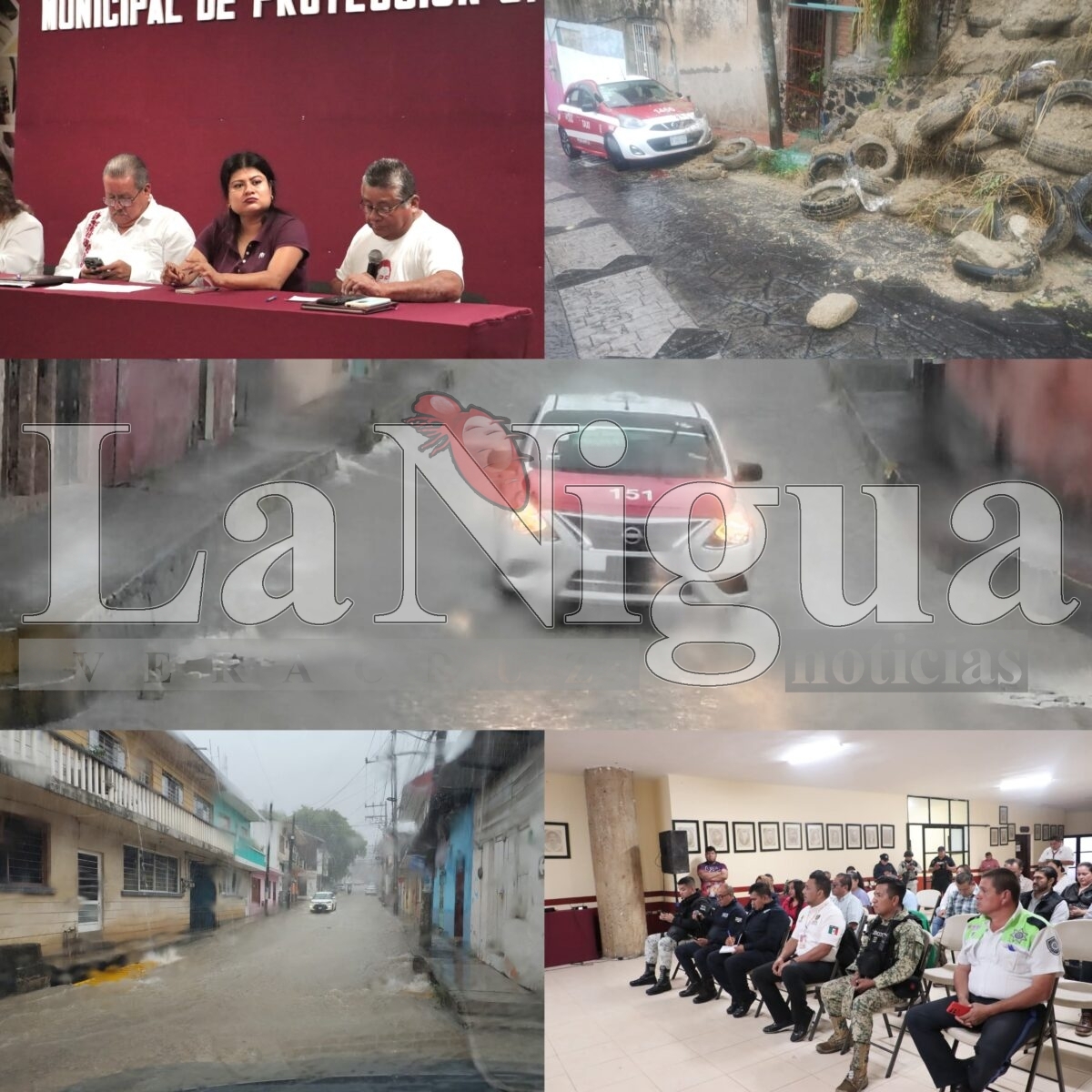 En alerta, autoridades ante lluvias intensas en Papantla
