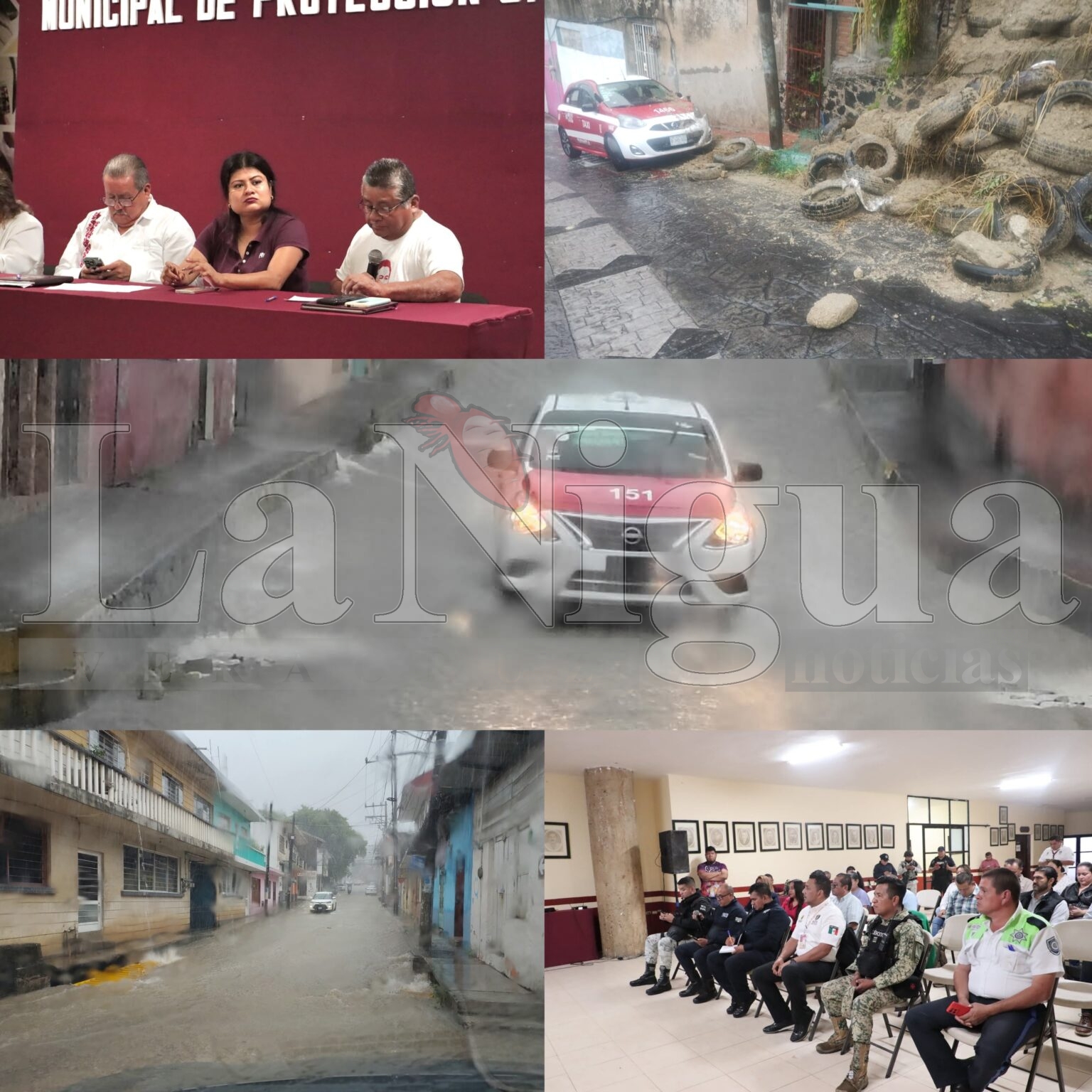 En alerta, autoridades ante lluvias intensas en Papantla