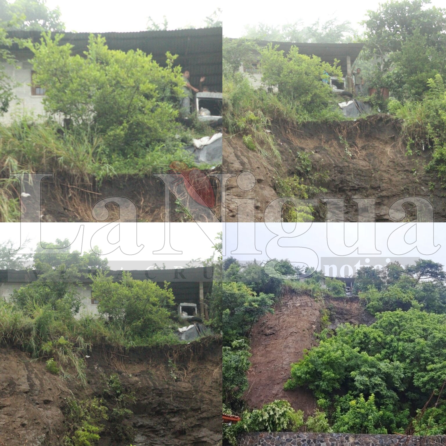 Casa al borde del precipicio en el cerro de la Pedrera