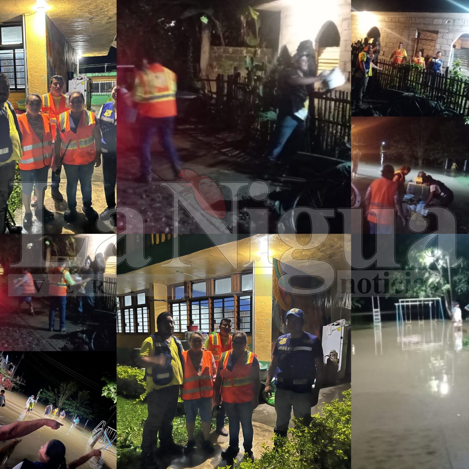 Sinarem evacua familias de Acecea y los alberga en el CESER