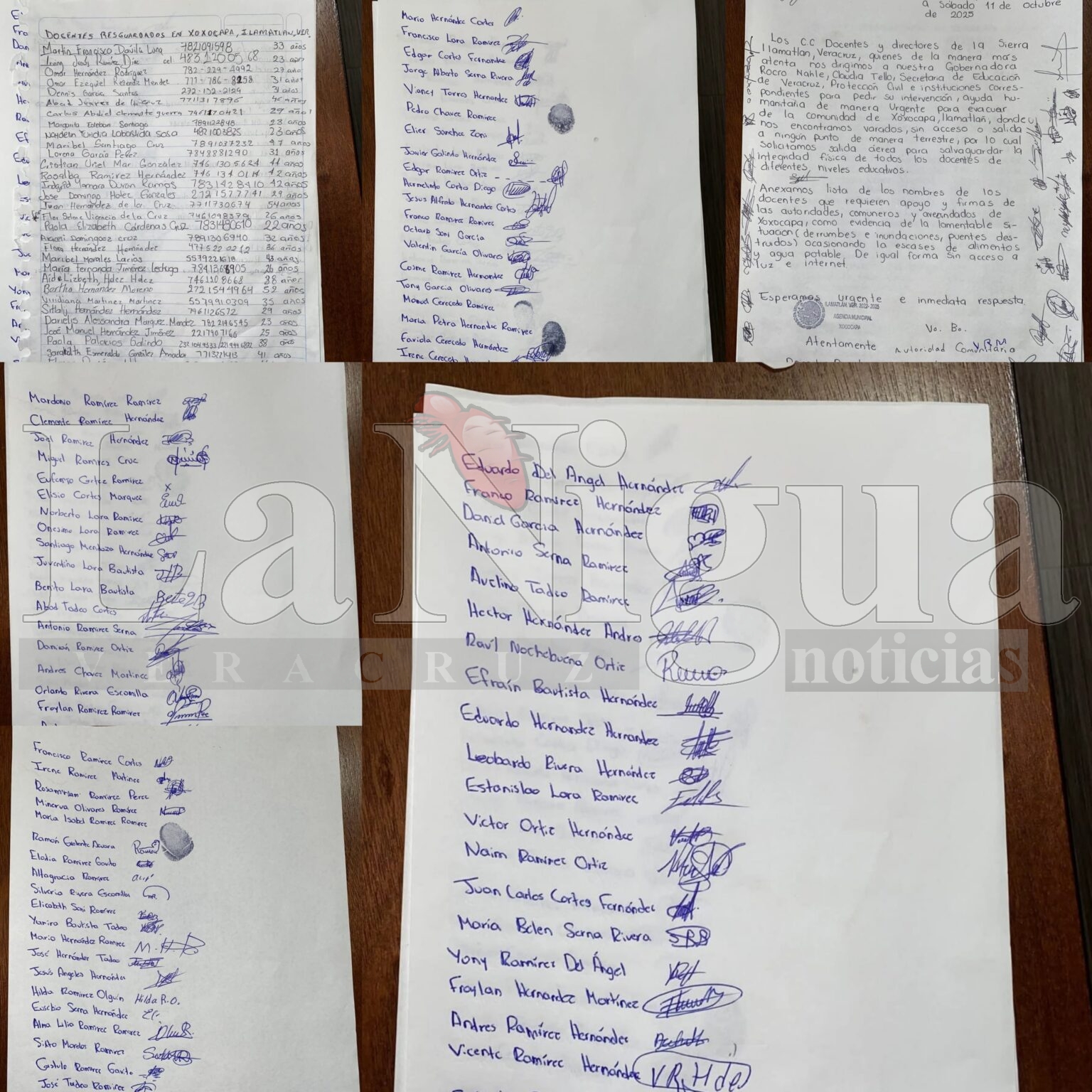 ATRAPADOS MAS DE 100 MAESTROS EN ILAMATLAN, PIDEN SU RESCATE