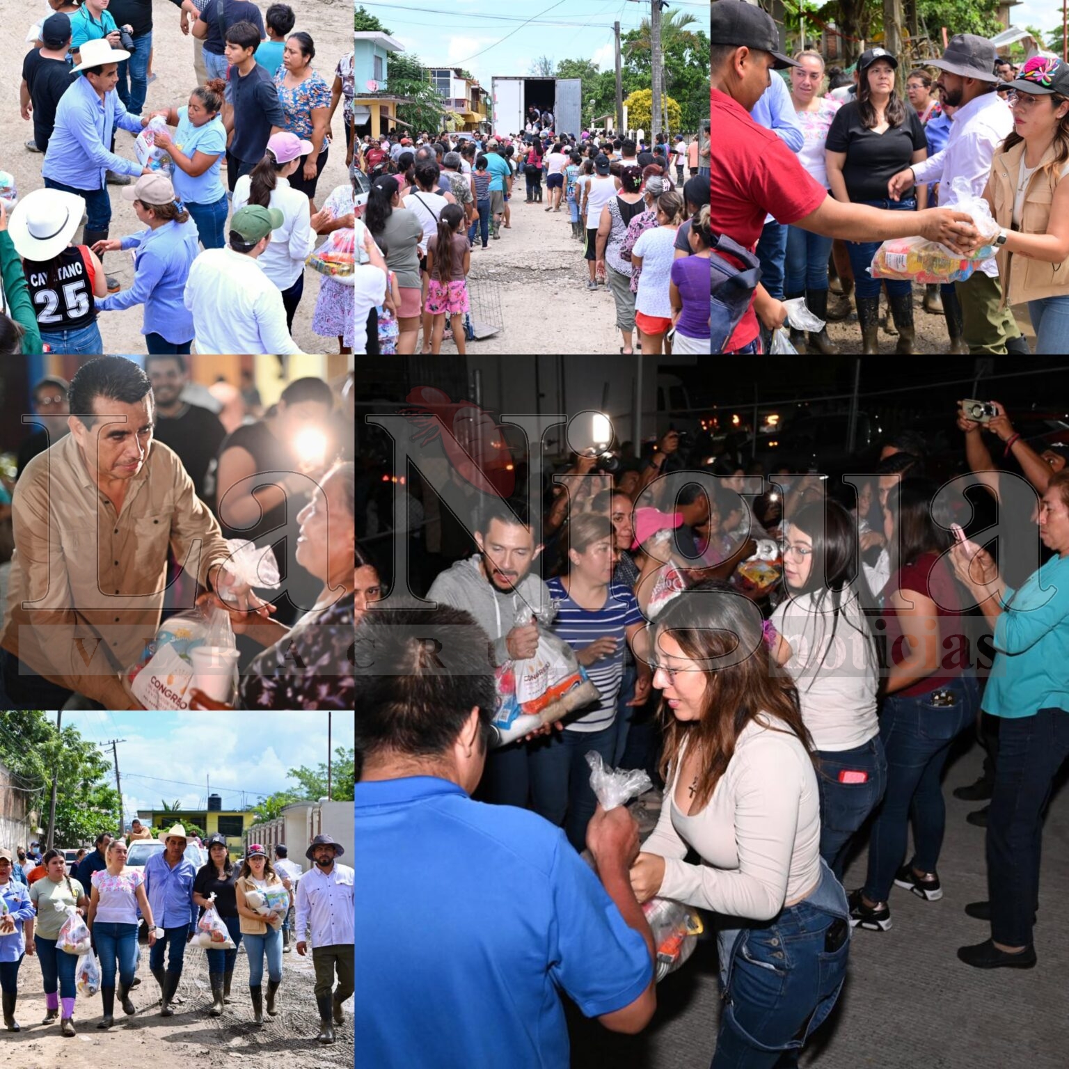 Lleva Congreso ayuda humanitaria a damnificados del norte de Veracruz