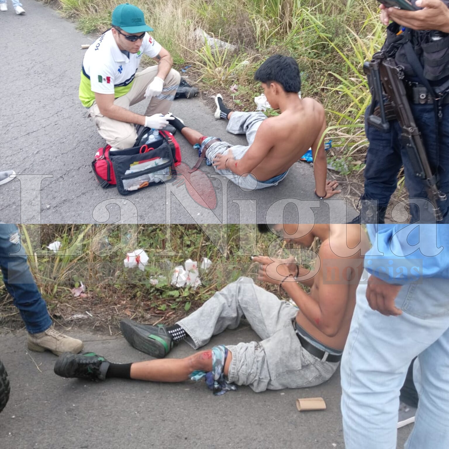 Accidente Motociclista en la Carretera Federal Cuitláhuac–La Tinaja