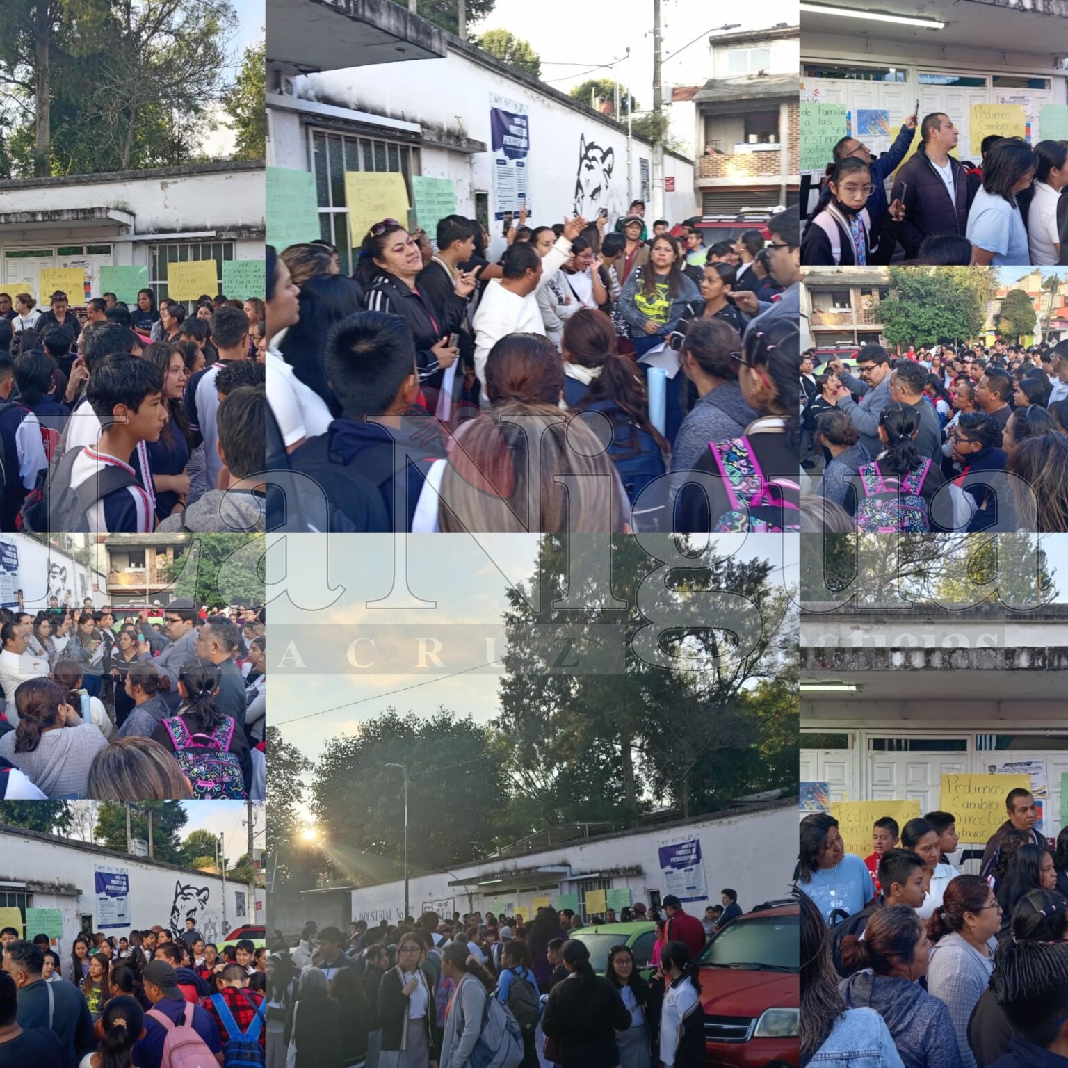 Padres de familia toman la Técnica 97 en Xalapa; exigen la destitución del director